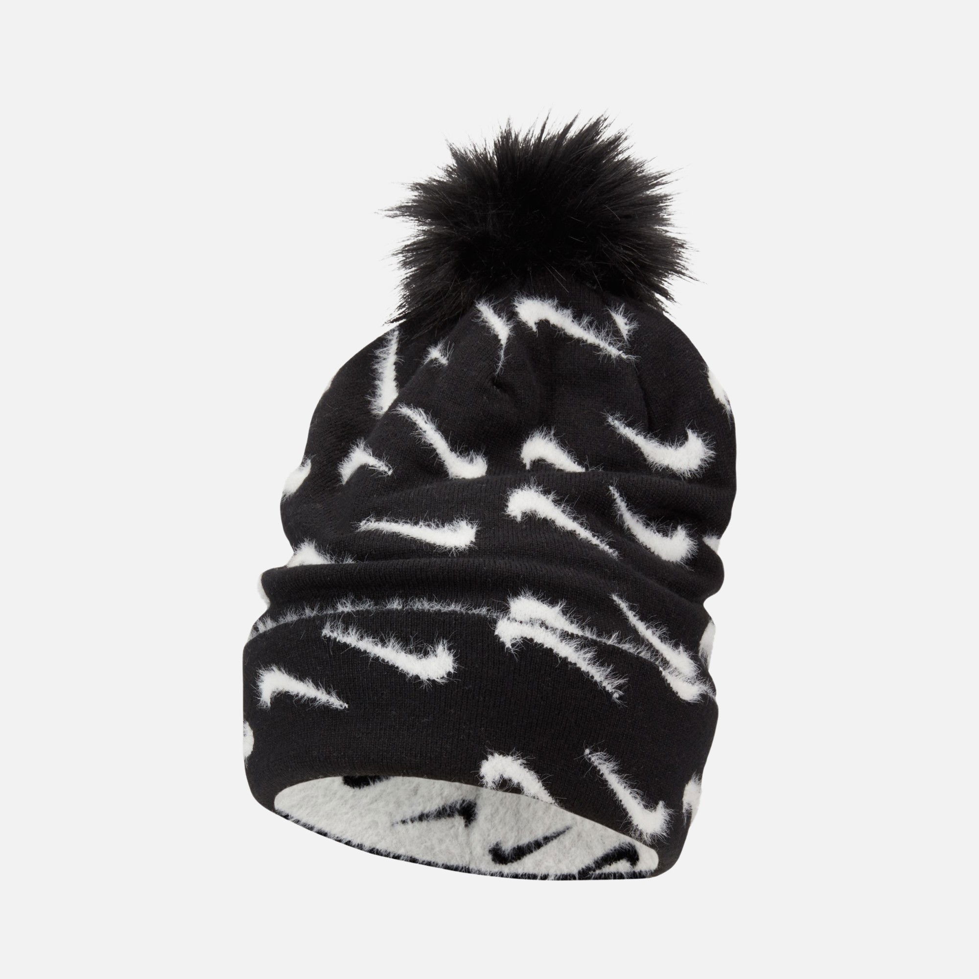 Nike Sportswear Swoosh Graphic Peak Pom-Pom Çocuk Bere