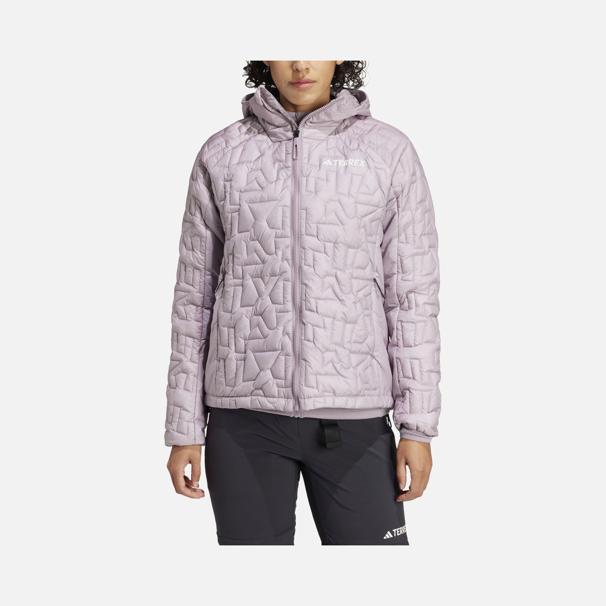 adidas Terrex Xperior PrimaLoft Loose Fill Insulated Full-Zip Hoodie Kadın Ceket