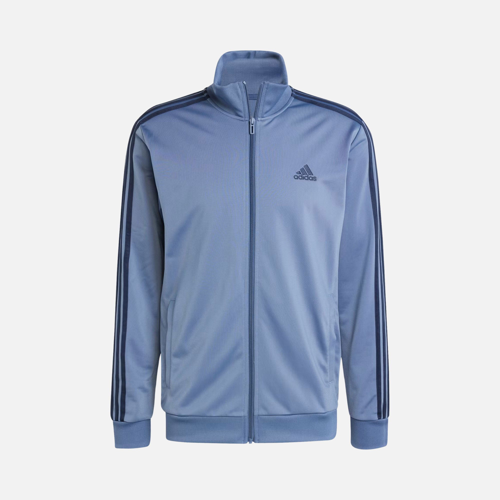 adidas Sportswear Basic 3-Stripes Tricot Full-Zip Erkek Eşofman Takımı