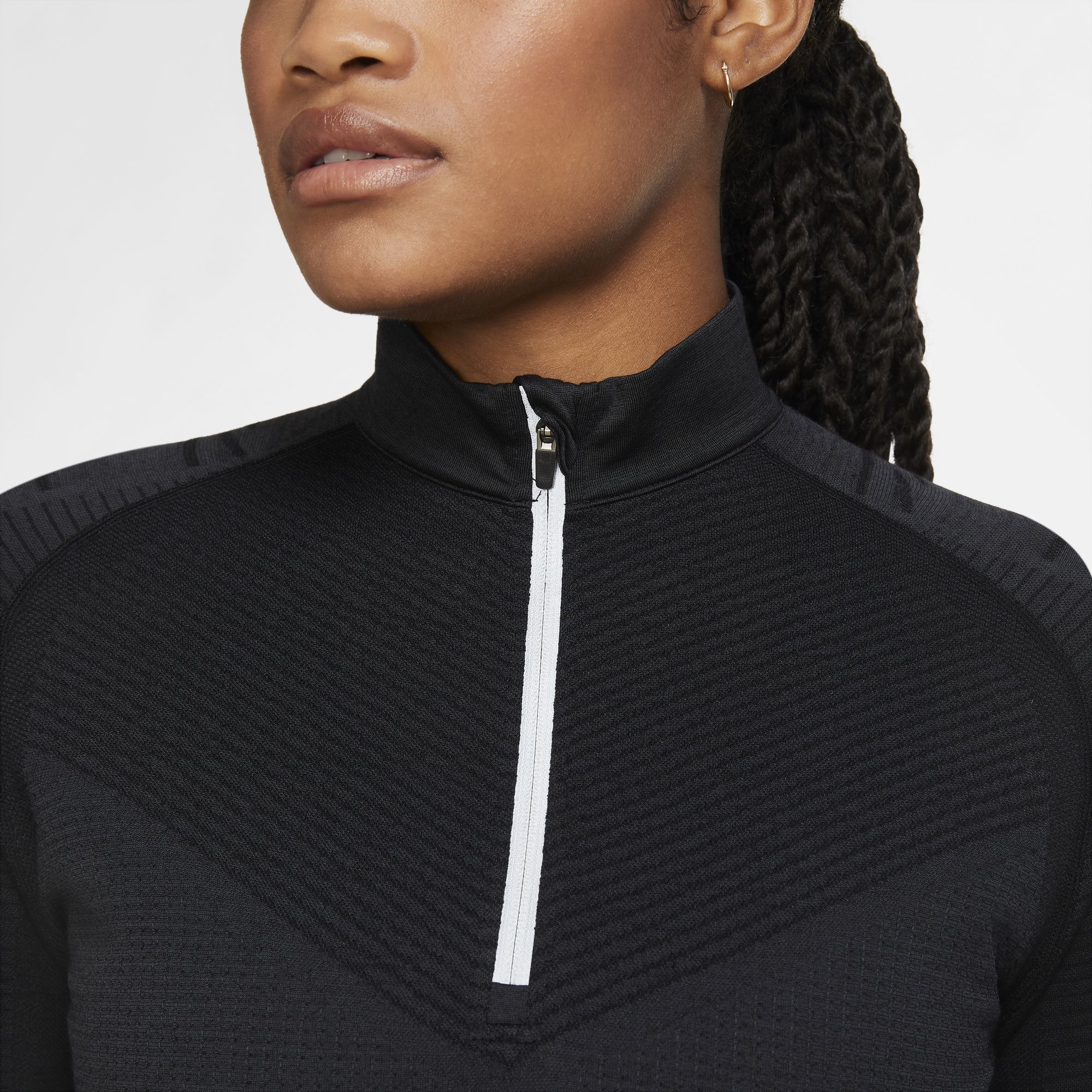Nike Run Division 1/2-Zip Wool Long-Sleeve Running Top Kadın Tişört