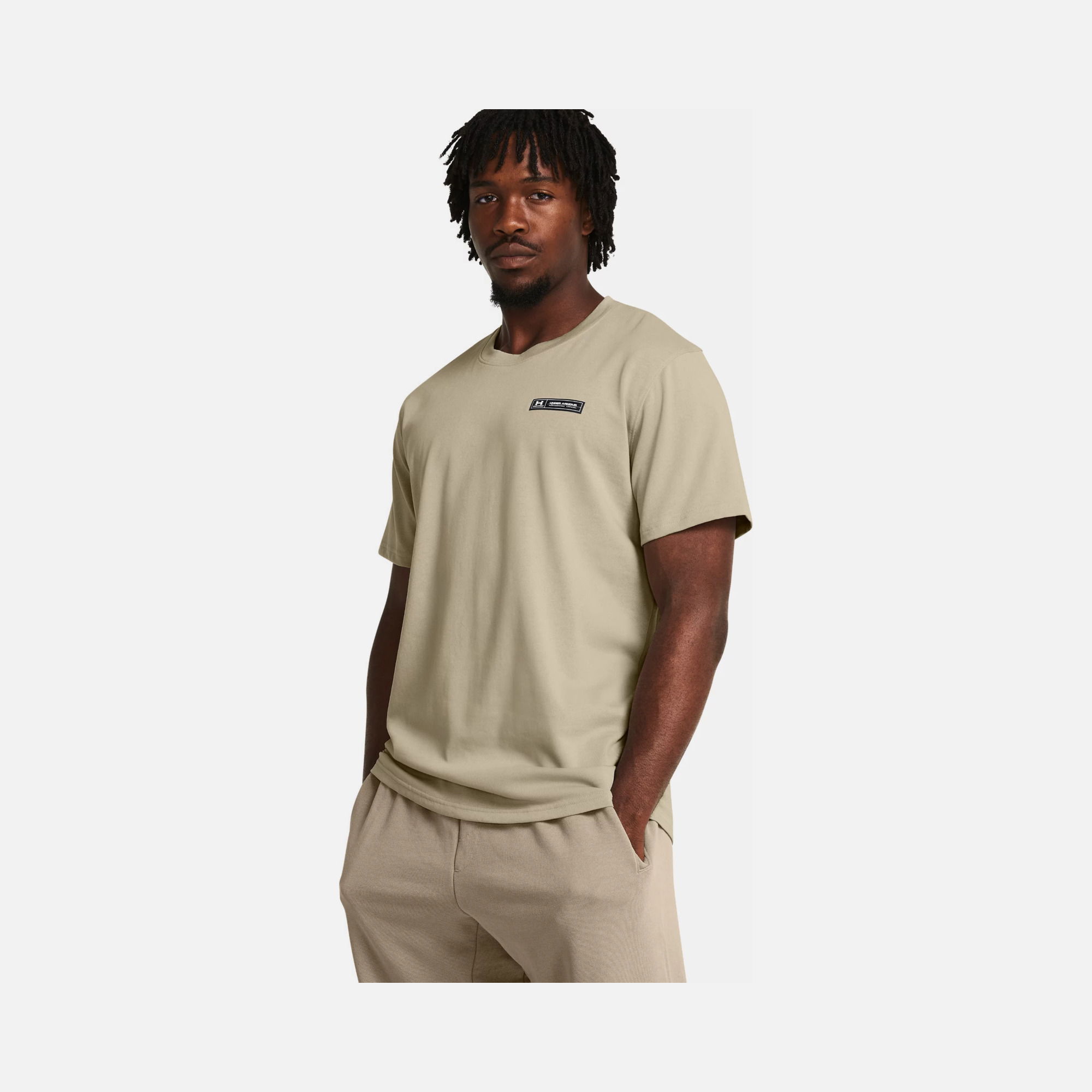 Under Armour Sportswear Heavyweight Armour Label Loose Cut Short-Sleeve Erkek Tişört