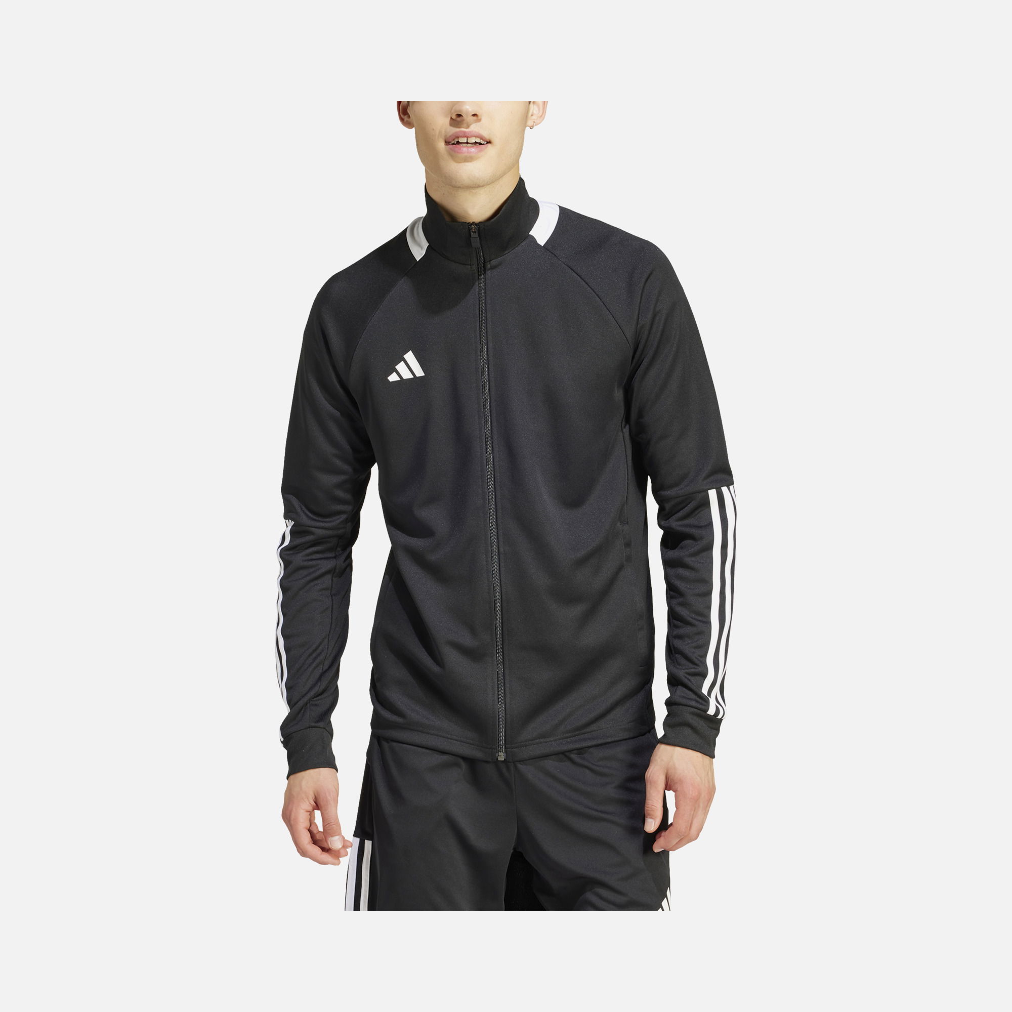 adidas Sereno AEROREADY Cut 3-Stripes Slim Full-Zip Erkek Sweatshirt