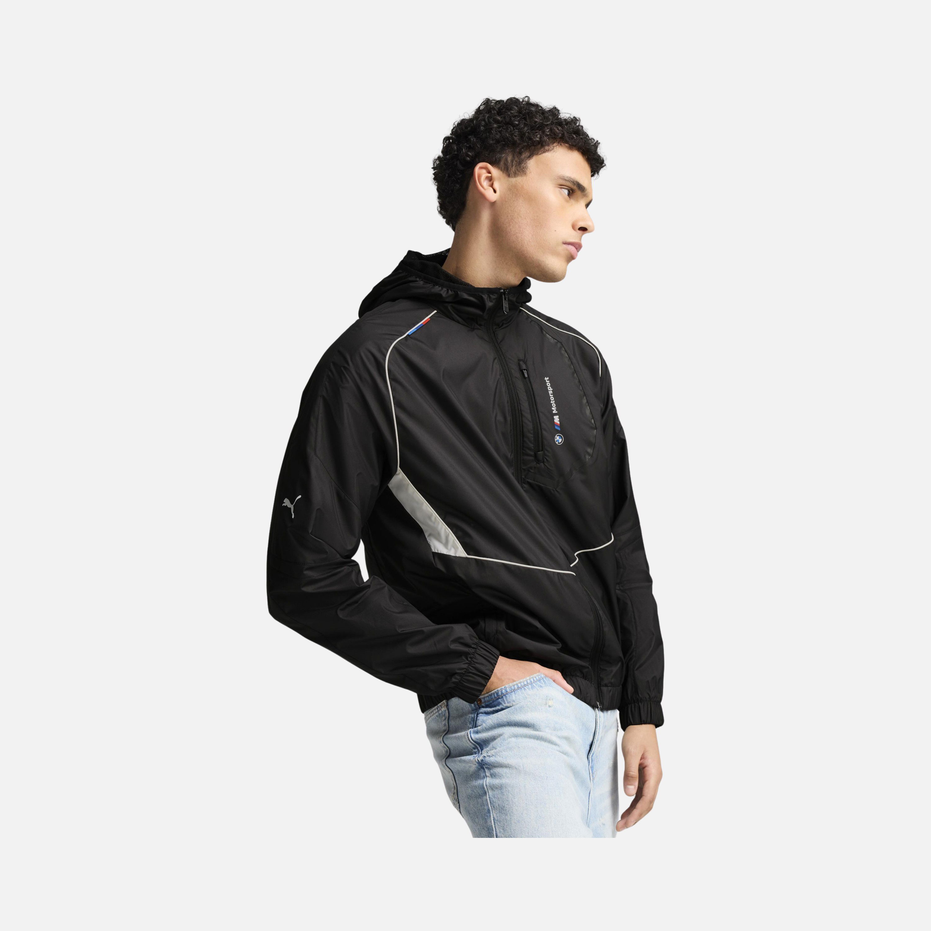 Puma BMW M Motorsport Spacer Woven Fabric Full-Zip Erkek Ceket