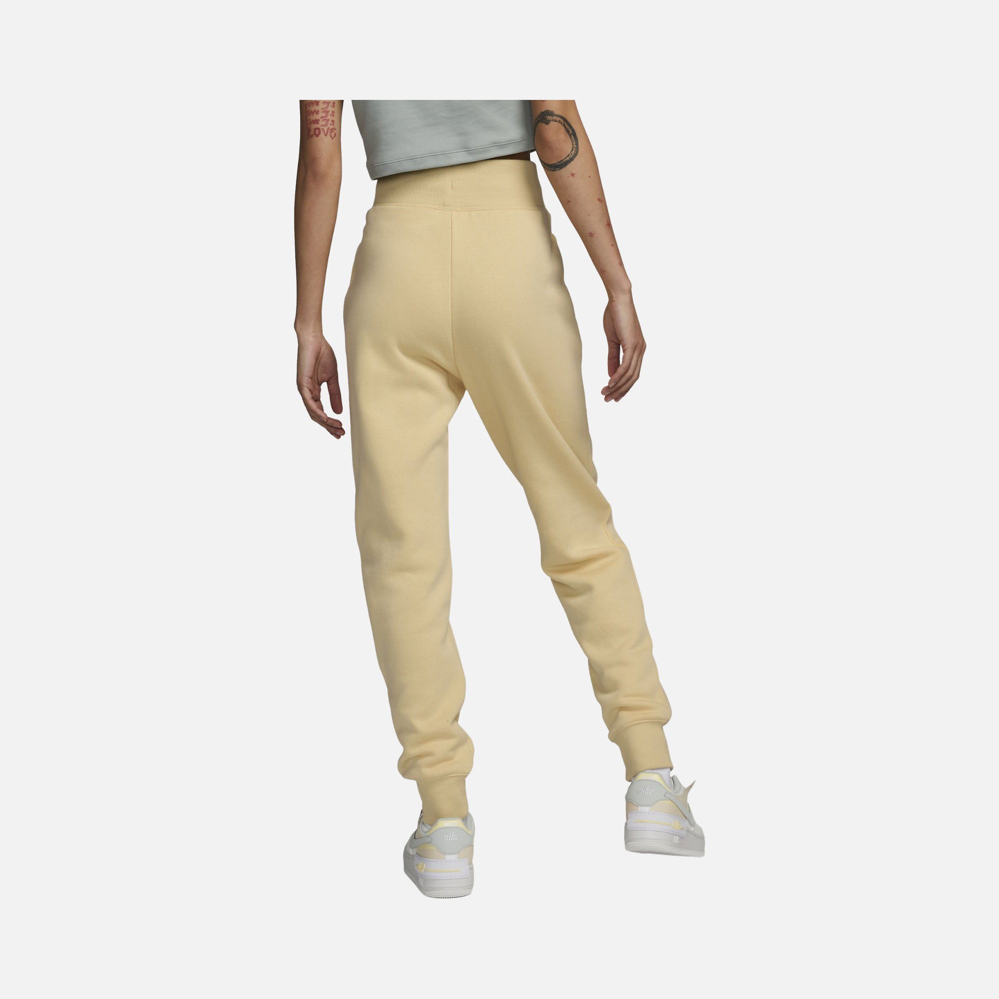 Nike Sportswear Gel-Midi Swoosh Phoenix Fleece High-Waisted Kadın Eşofman Altı