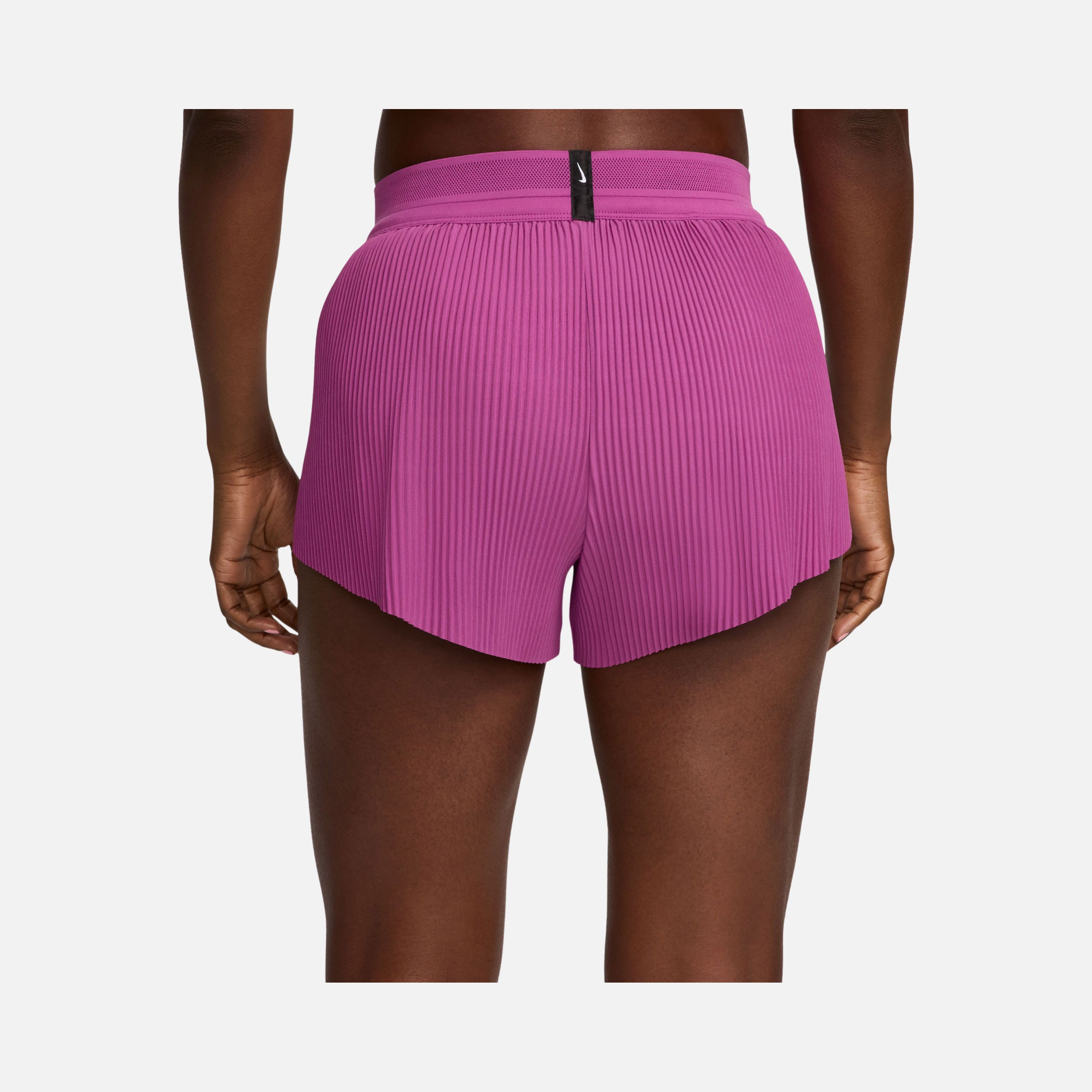 Nike AeroSwift Dri-Fit ADV Mid-Rise Brief-Lined 3" Running Kadın Şort