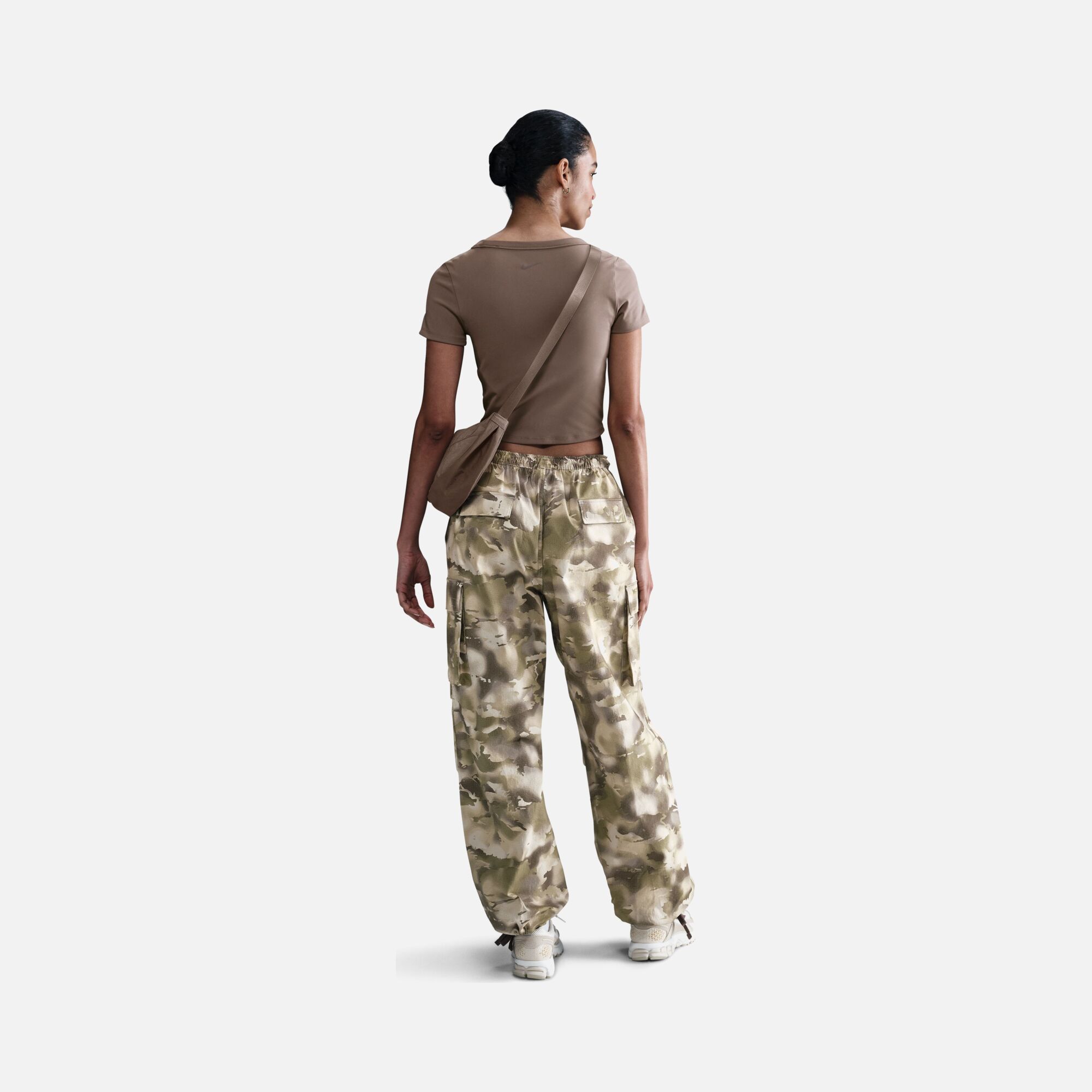 Nike Sportswear Street Camouflage Printed Cargo Dance Kadın Pantolon