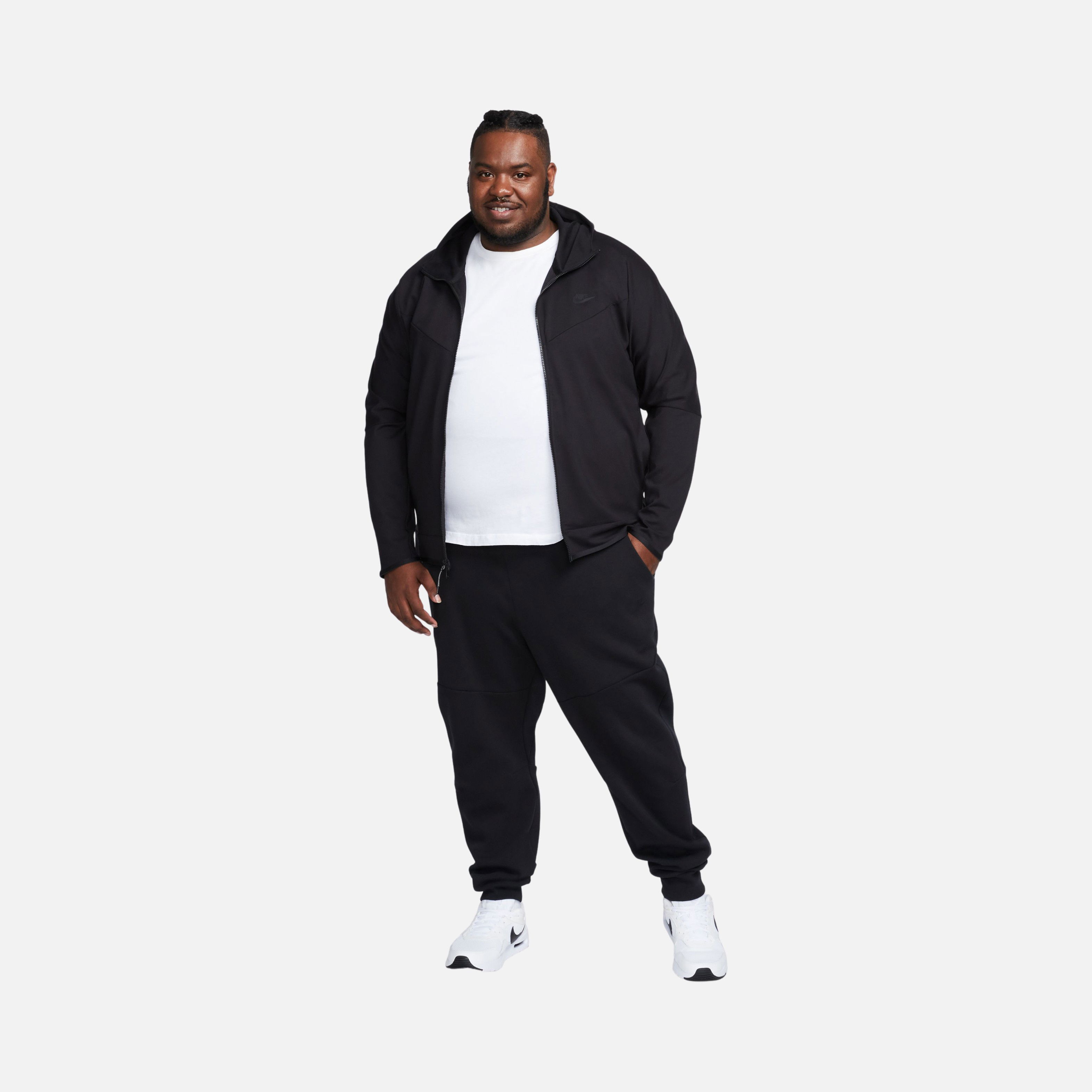 Nike Sportswear Tech Fleece Lightweight Full-Zip Hoodie Erkek Sweatshirt
