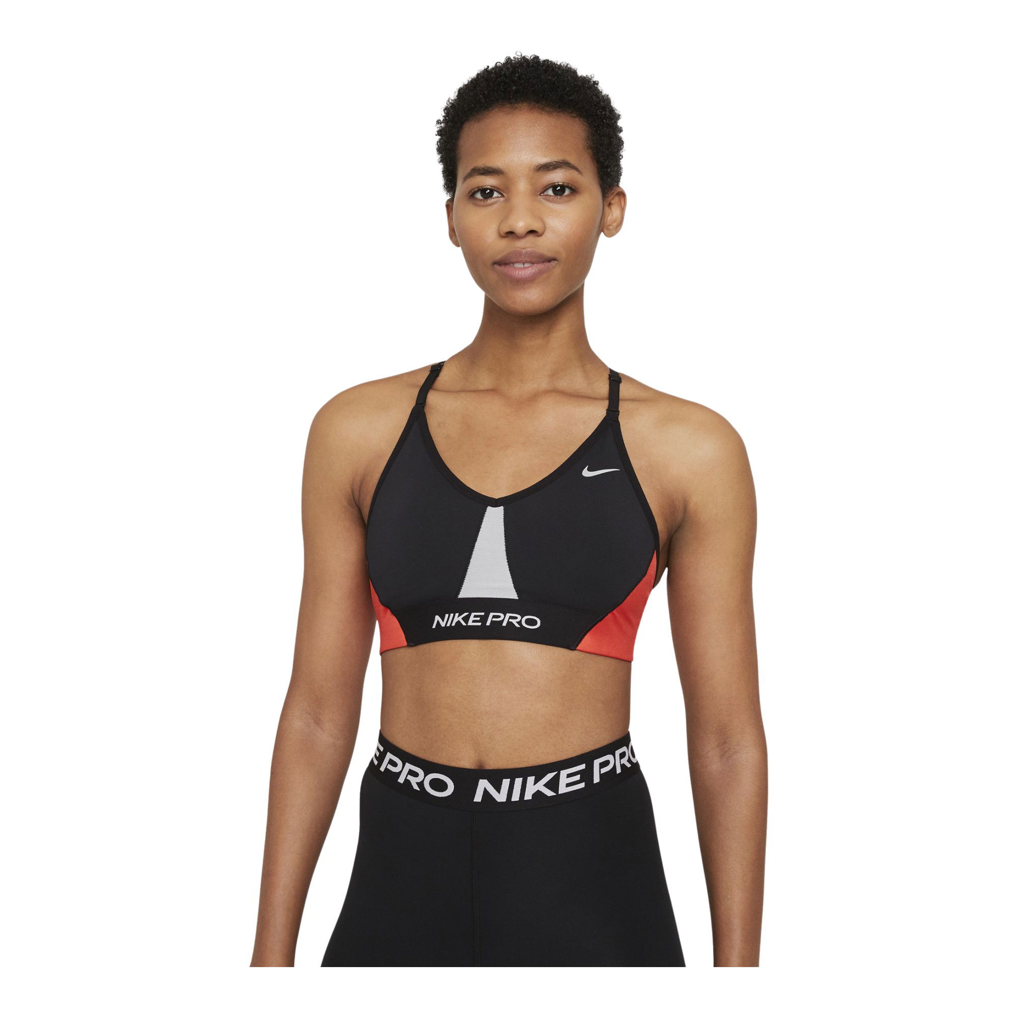 Nike Pro Dri-Fit Indy Light-Support Padded Colorblock Kadın Bra