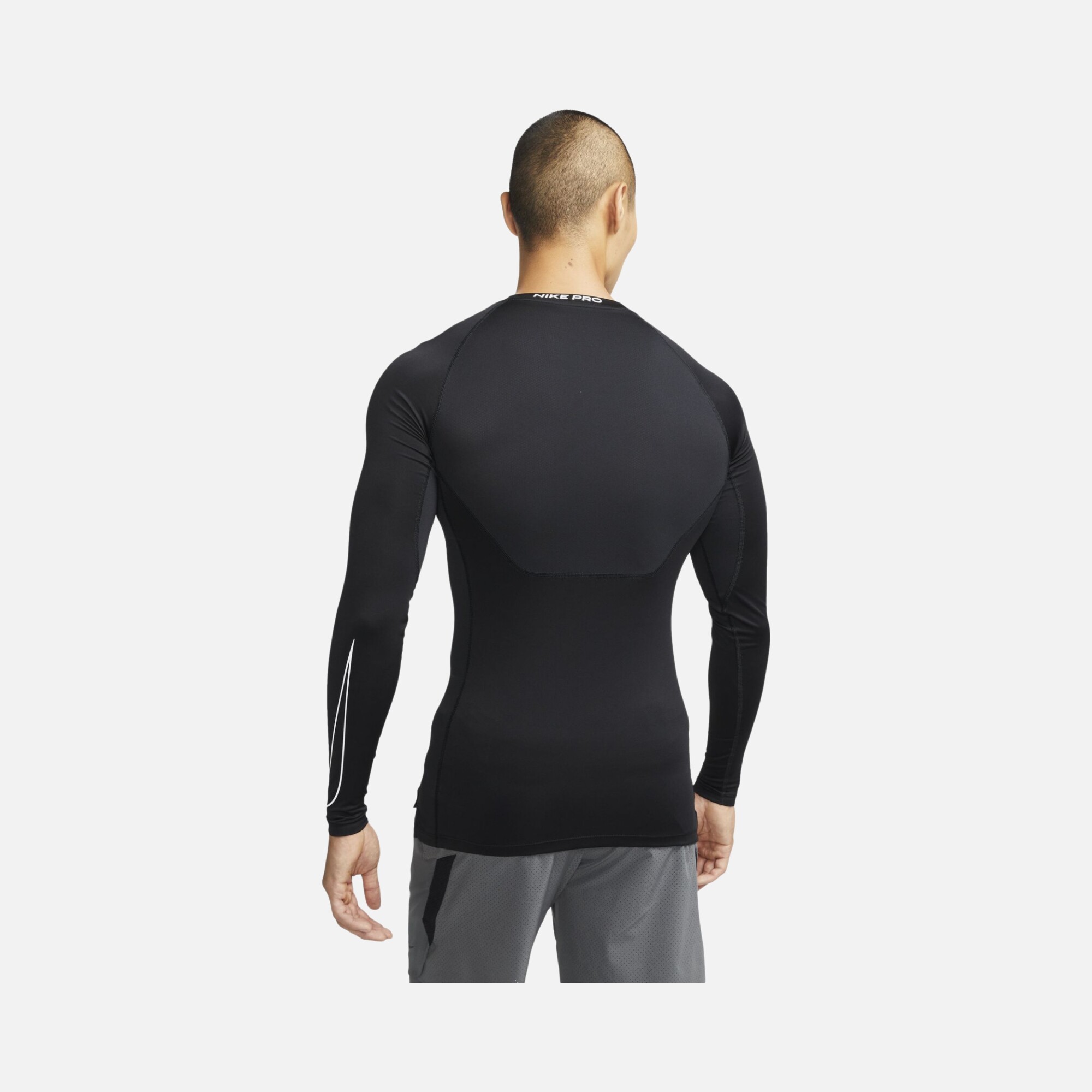 Nike Pro Dri-Fit Tight-Fit Athletic Training Long-Sleeve Erkek Tişört