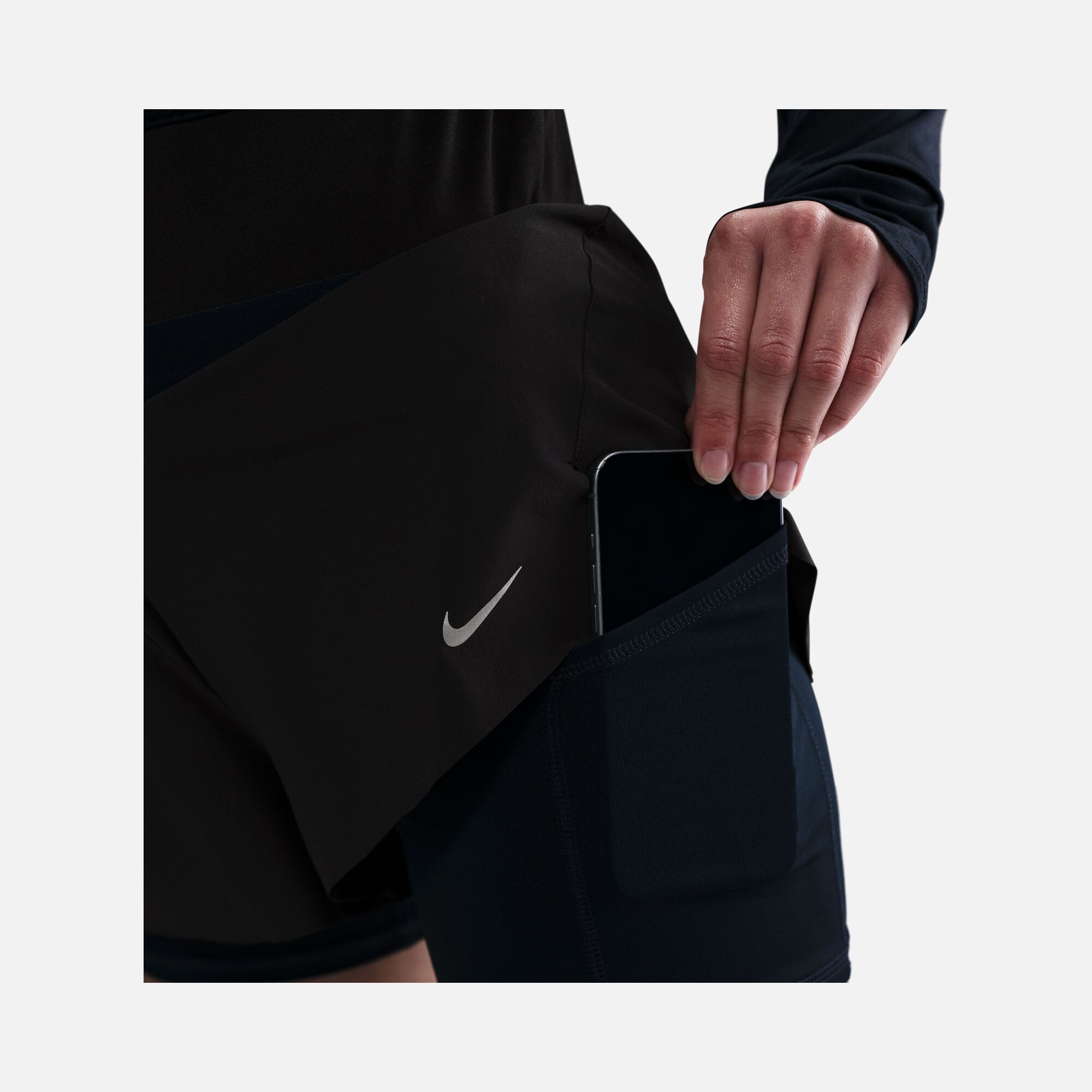 Nike Swift Dri-Fit High Waist 2-in-1 Running Kadın Şort