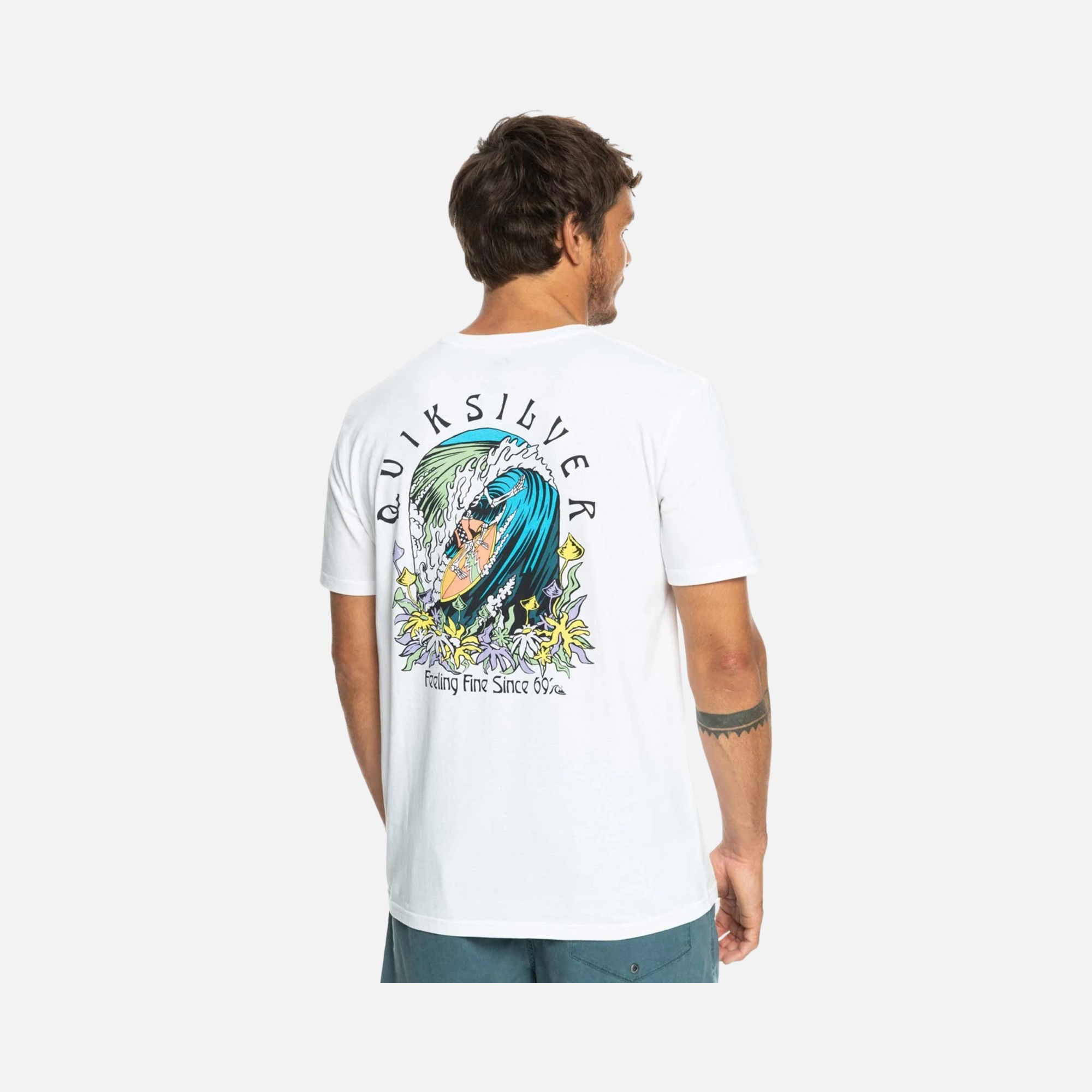 Quiksilver Sportswear Originalbarrel Short-Sleeve Erkek Tişört