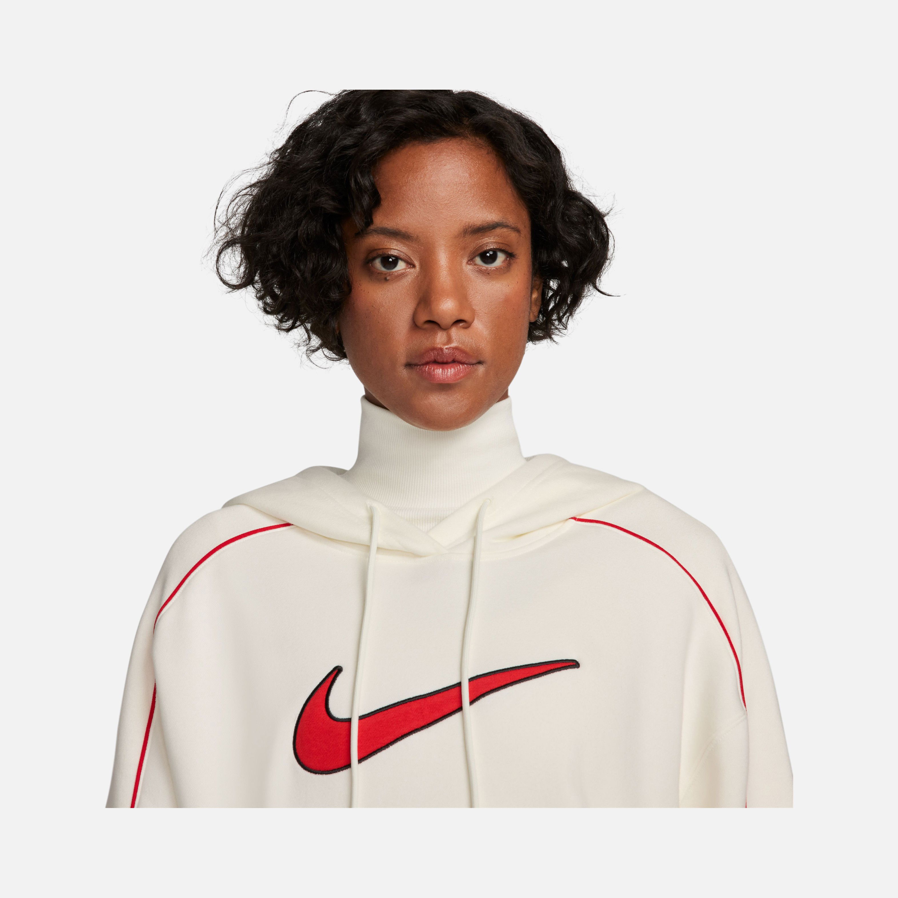 Nike Sportswear Oversized Fleece Pullover Hoodie Kadın Sweatshirt