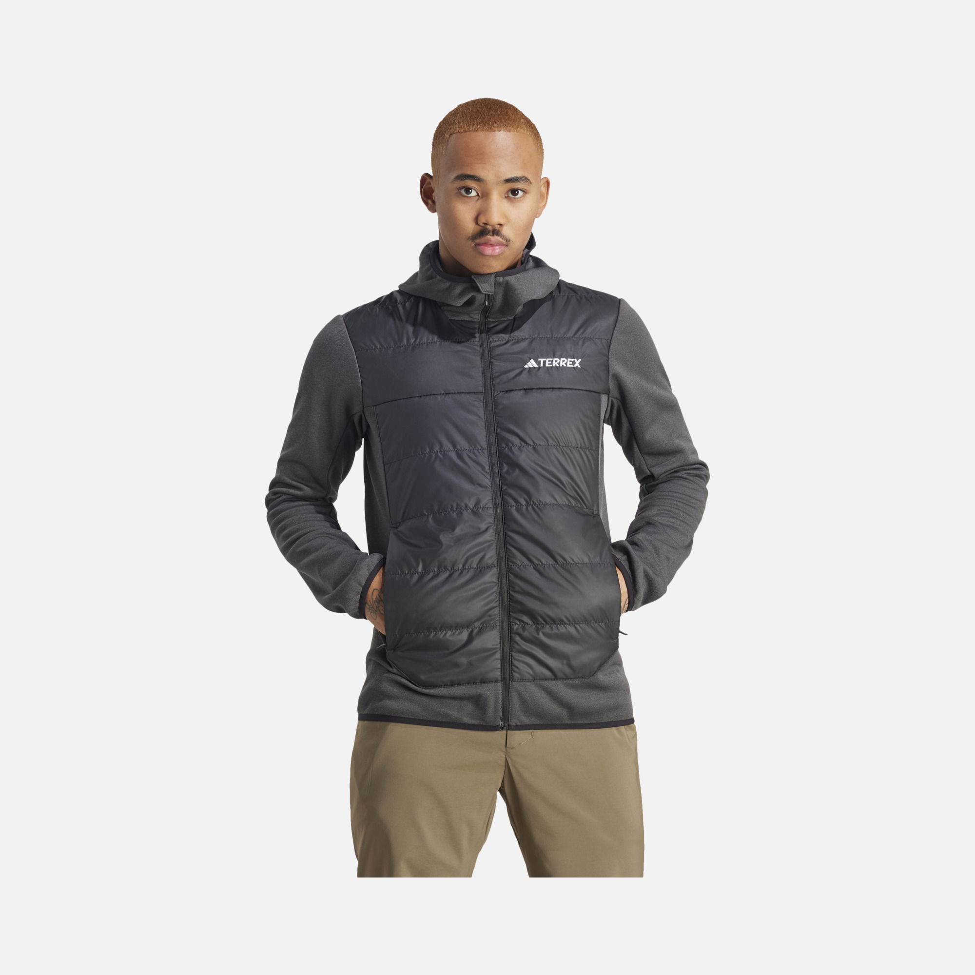 adidas Terrex Multi Hybrid Insulated Full-Zip Hoodie Erkek Ceket