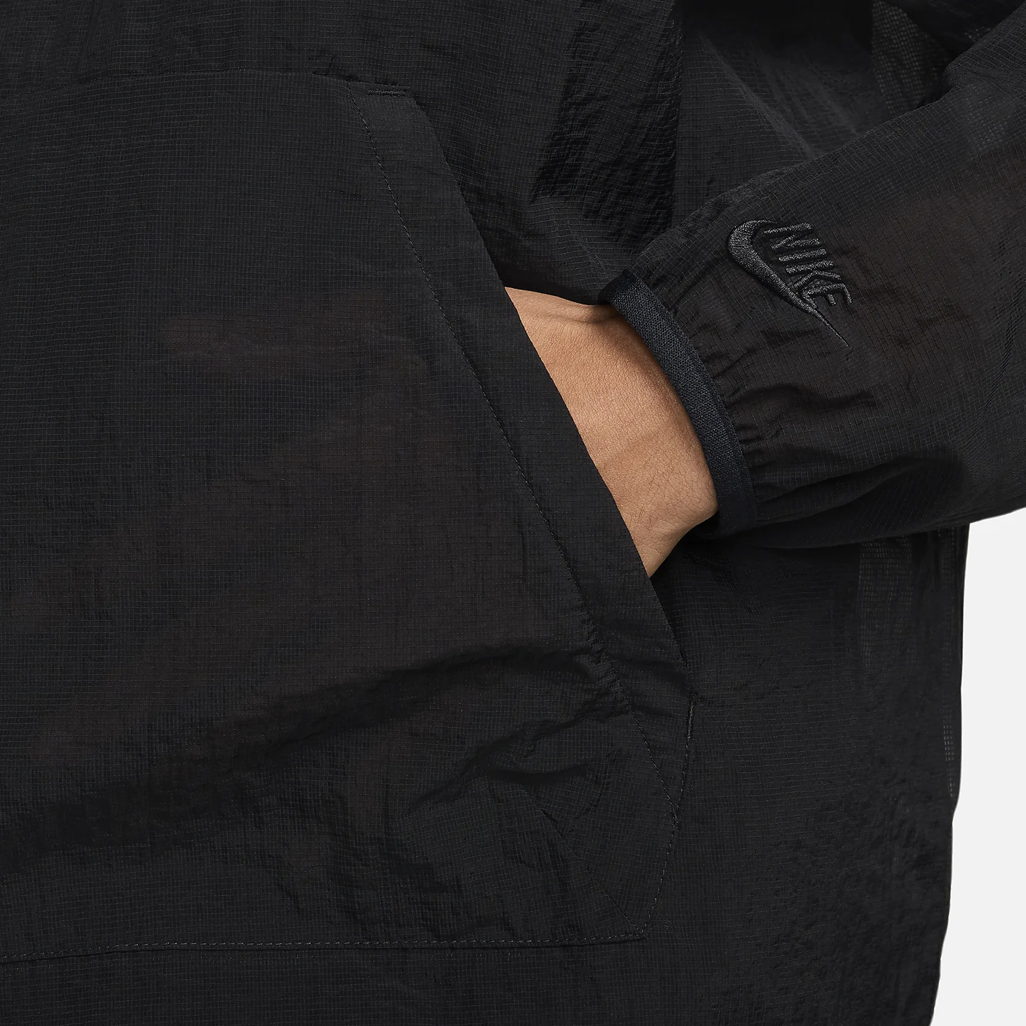 Nike Sportswear Tech Pack Woven Mesh Pullover Adjustable Hoodie Erkek Ceket