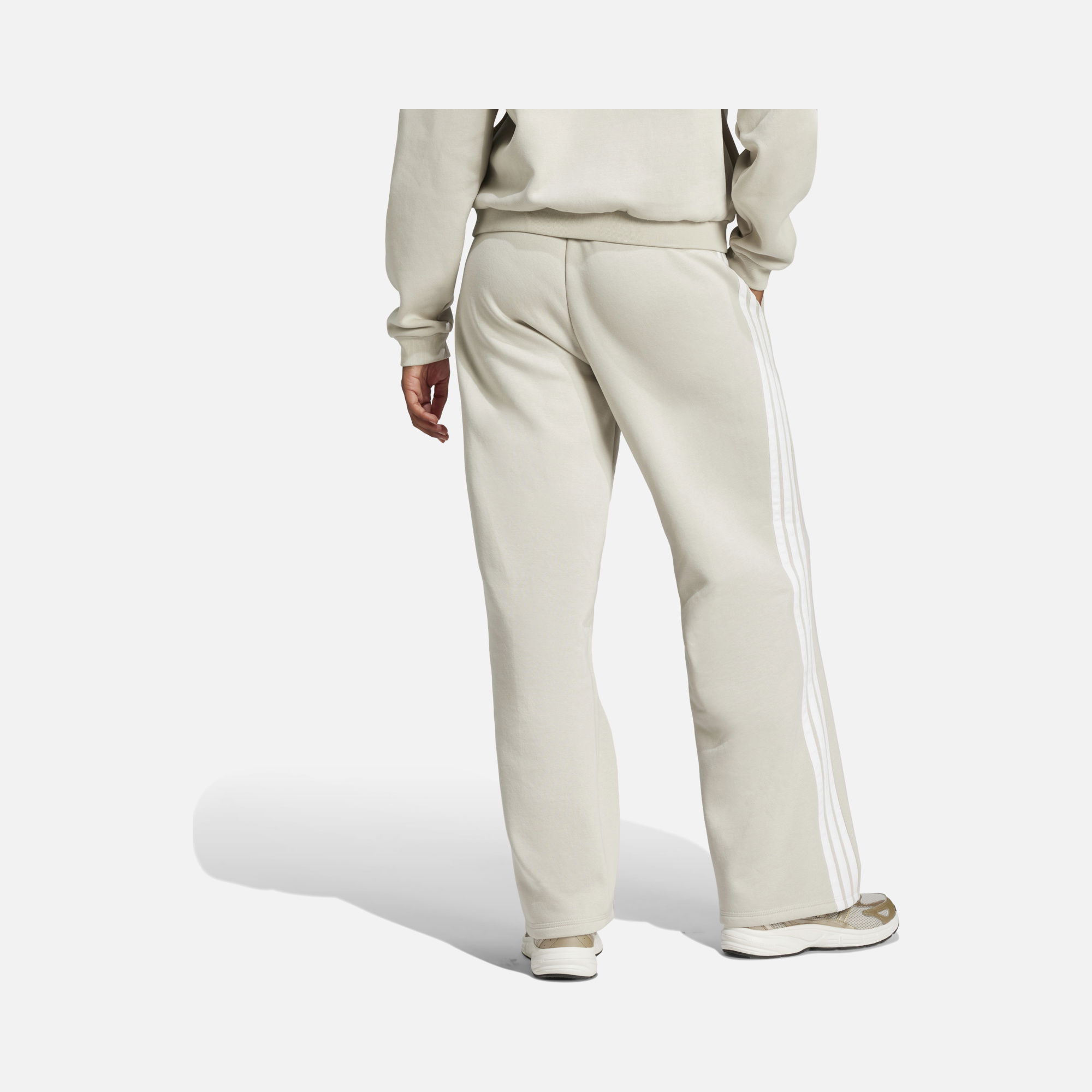 adidas Sportswear Essentials 3-Stripes Open-Hem Fleece High Waist Kadın Eşofman Altı