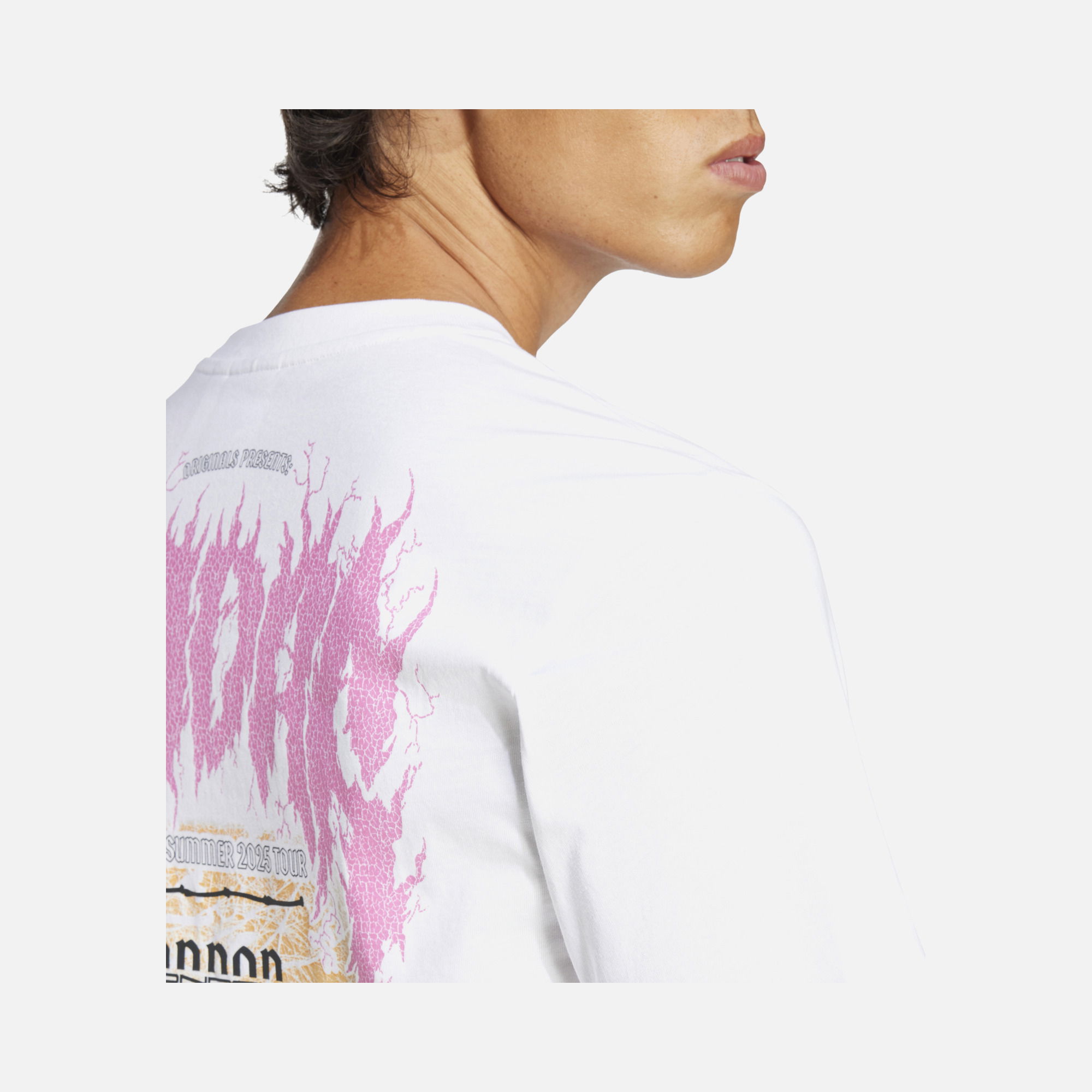 adidas Sportswear Q12 Trefoil Series Fashion Elevated Bright Oversized Graphics Short-Sleeve Erkek Tişört