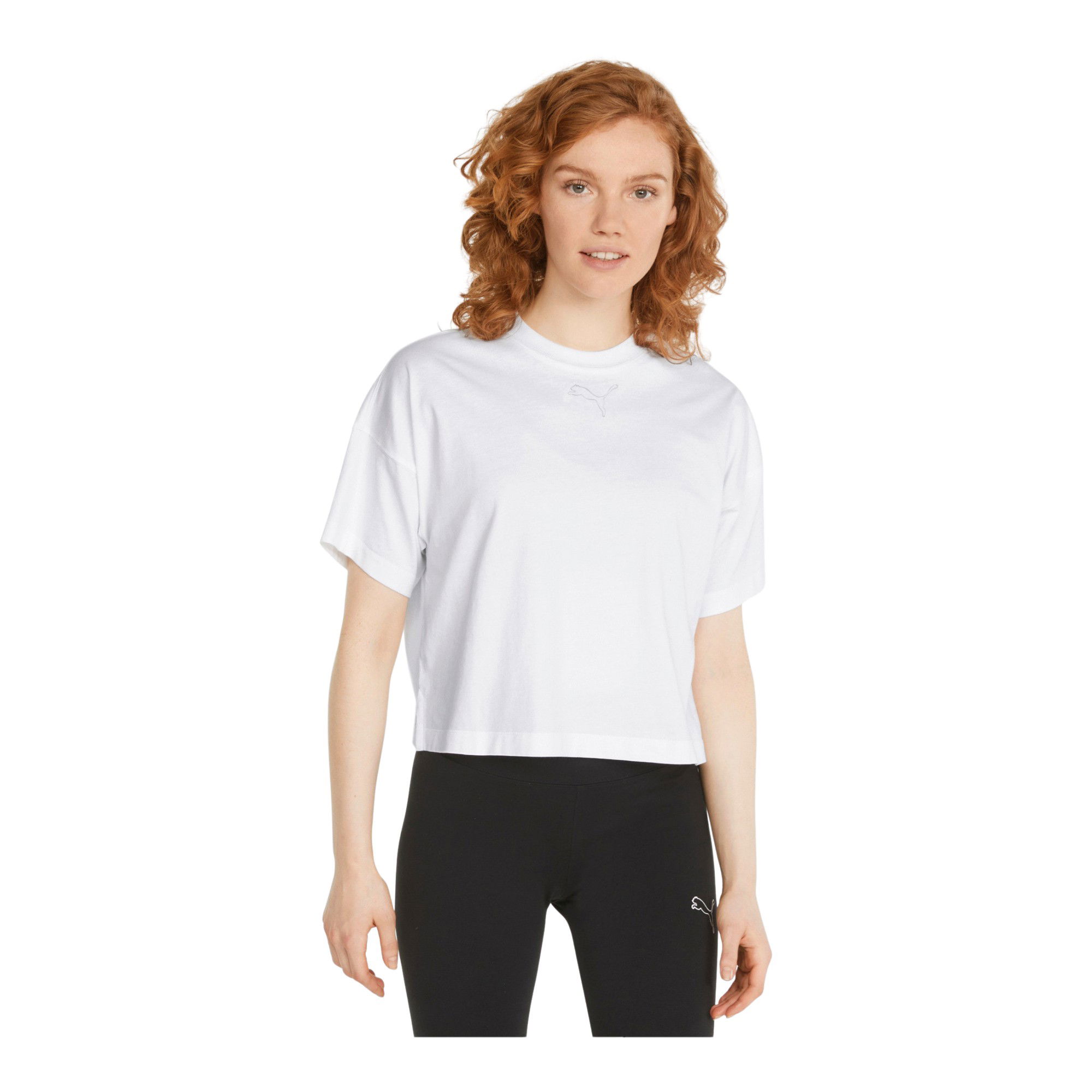Puma HER Cropped Short-Sleeve Kadın Tişört