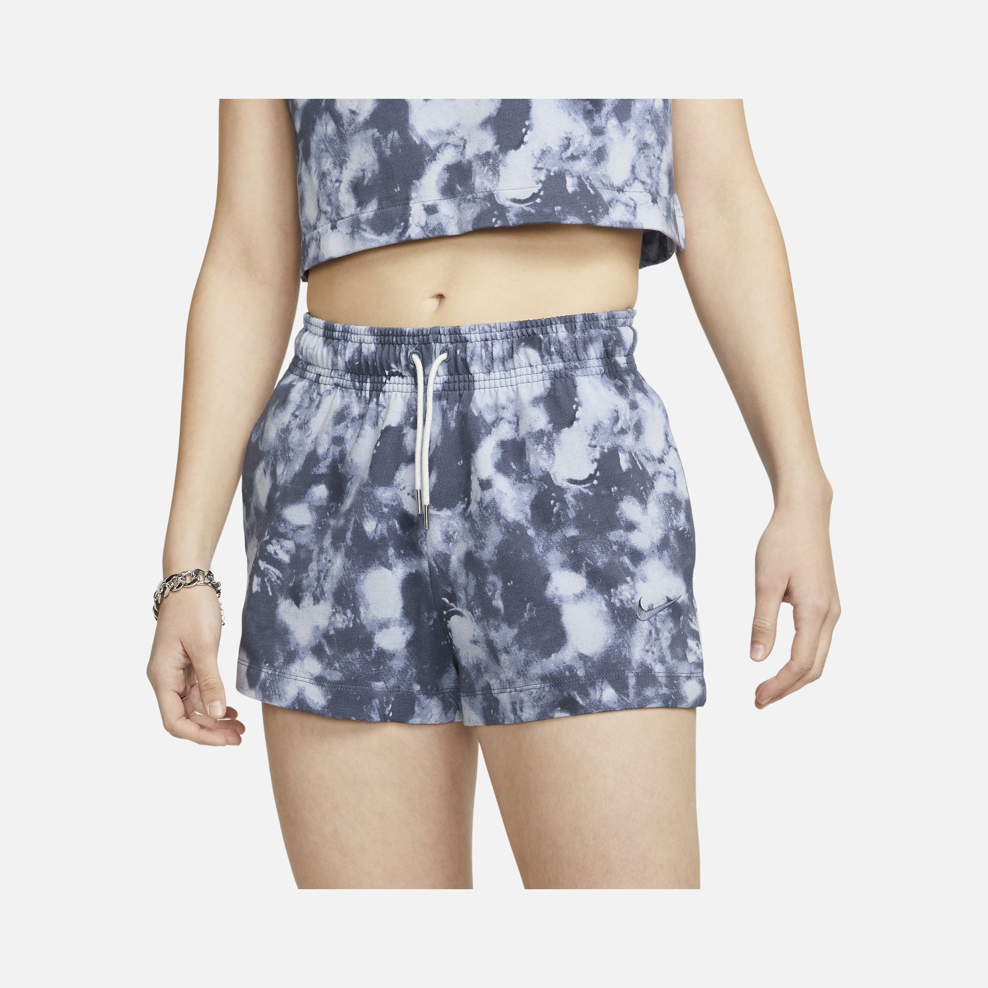 Nike Sportswear Wave Dye Ripple Colored Jersey A3 Kadın Şort