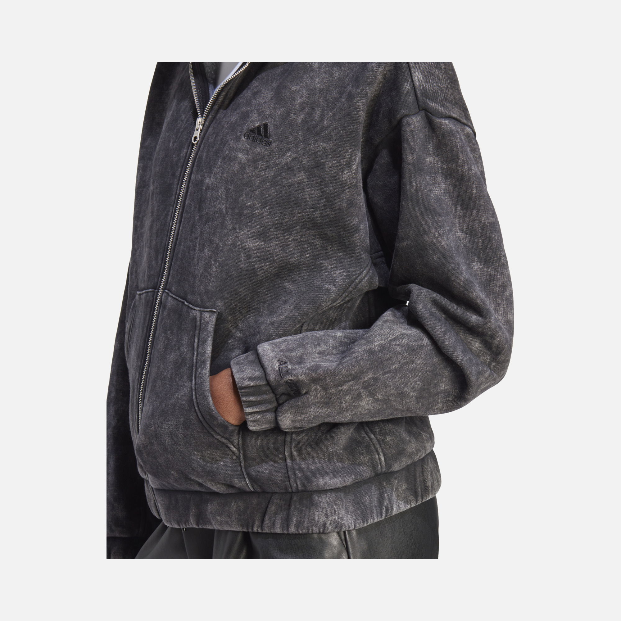 adidas Sportswear ALL SZN Fleece Washed Full-Zip Hooded Kadın Sweatshirt