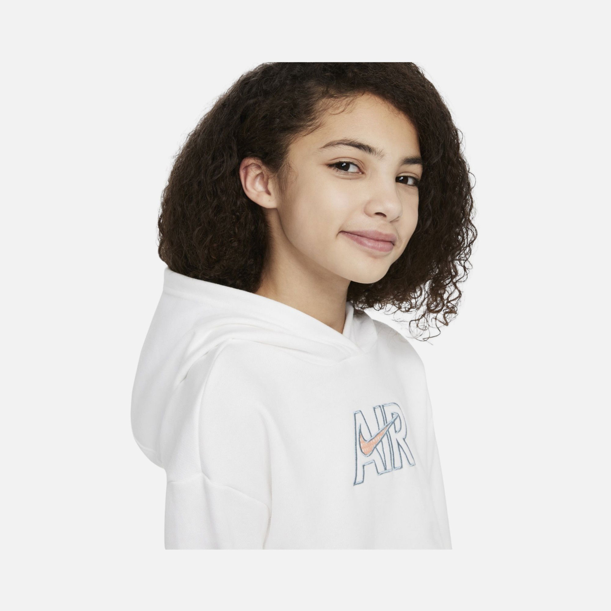 Nike Sportswear Air French Terry Cropped Hoodie (Girls') Çocuk Sweatshirt