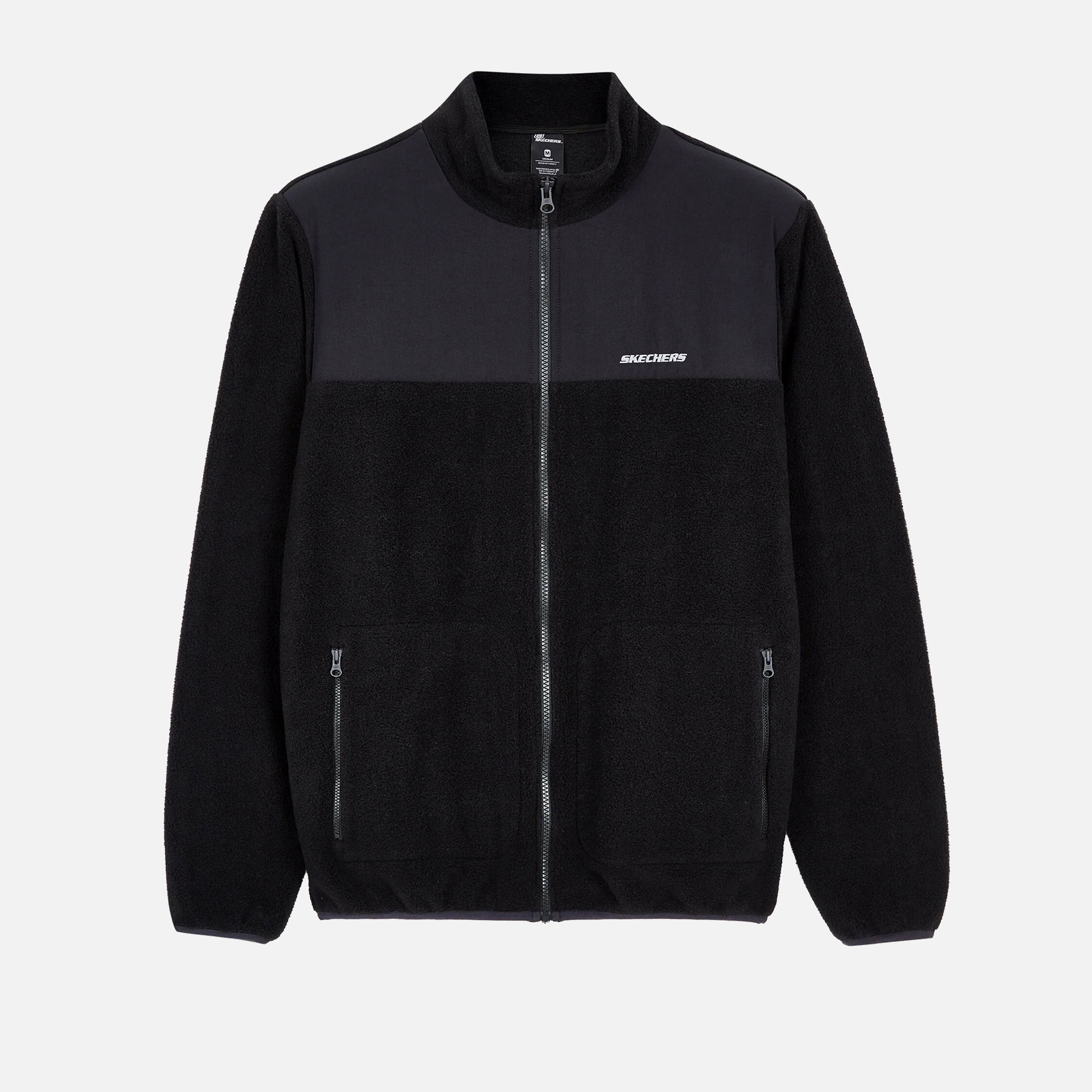 Skechers Woven Panel Fleece Full-Zip Erkek Ceket