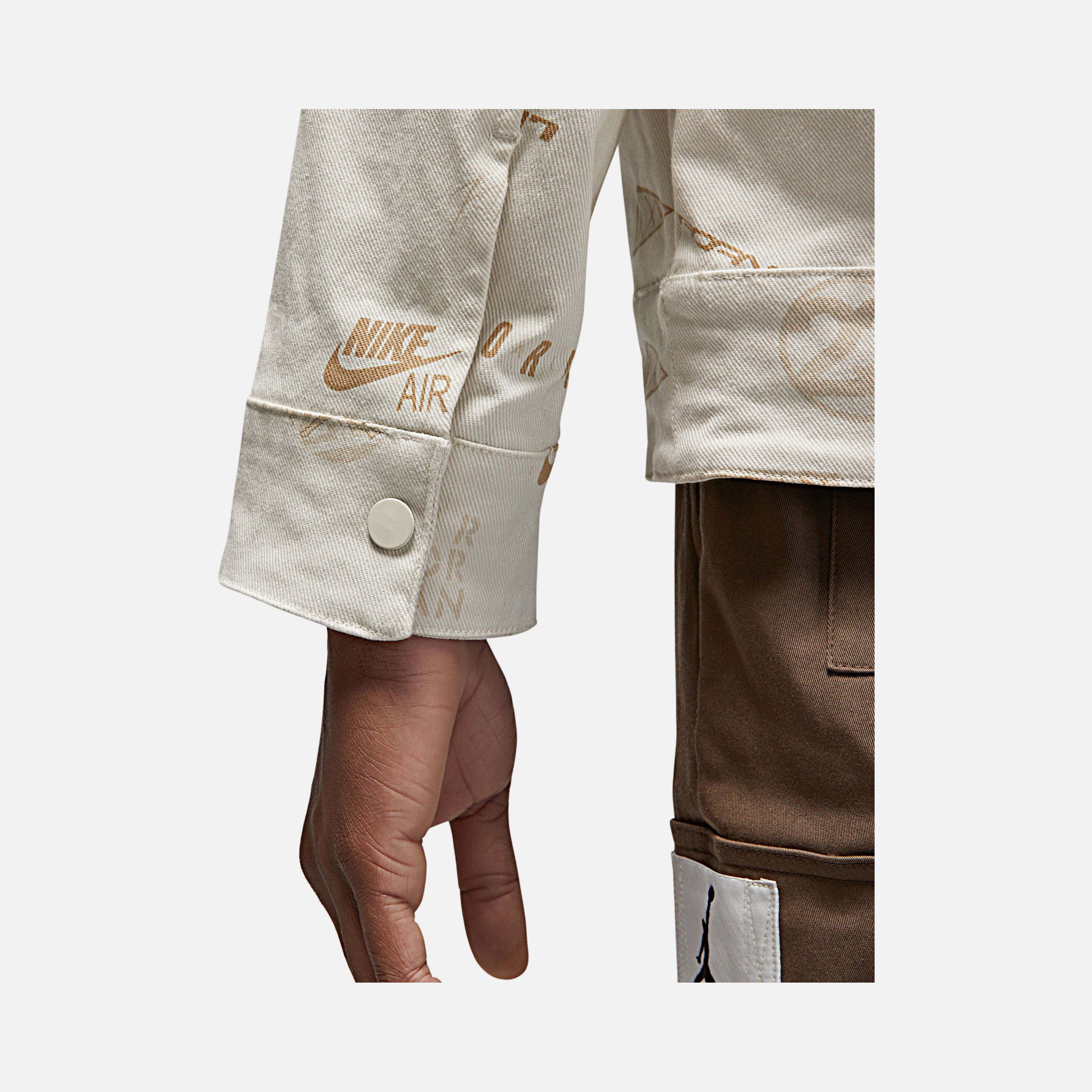 Nike Jordan Flight Heritage Ribbed Full-Zip Erkek Ceket