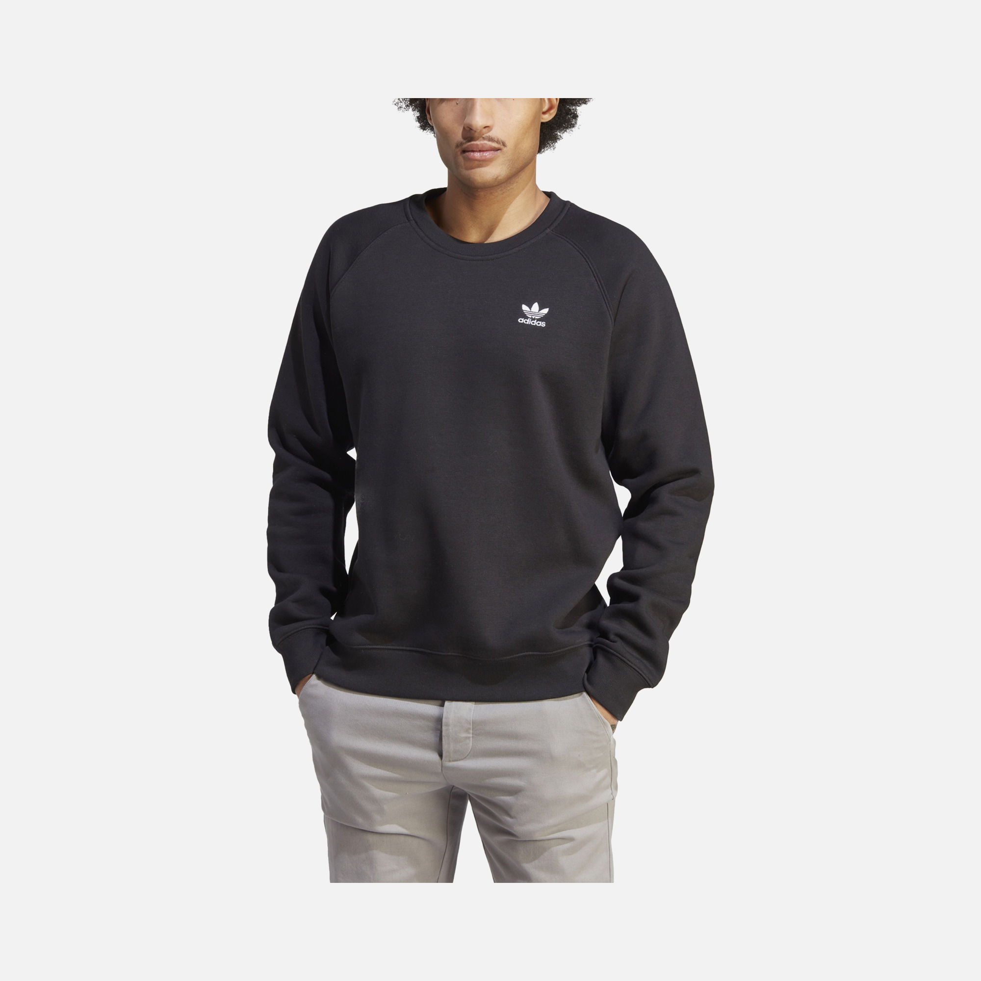 adidas Sportswear Trefoil Essentials Long-Sleeve Erkek Tişört