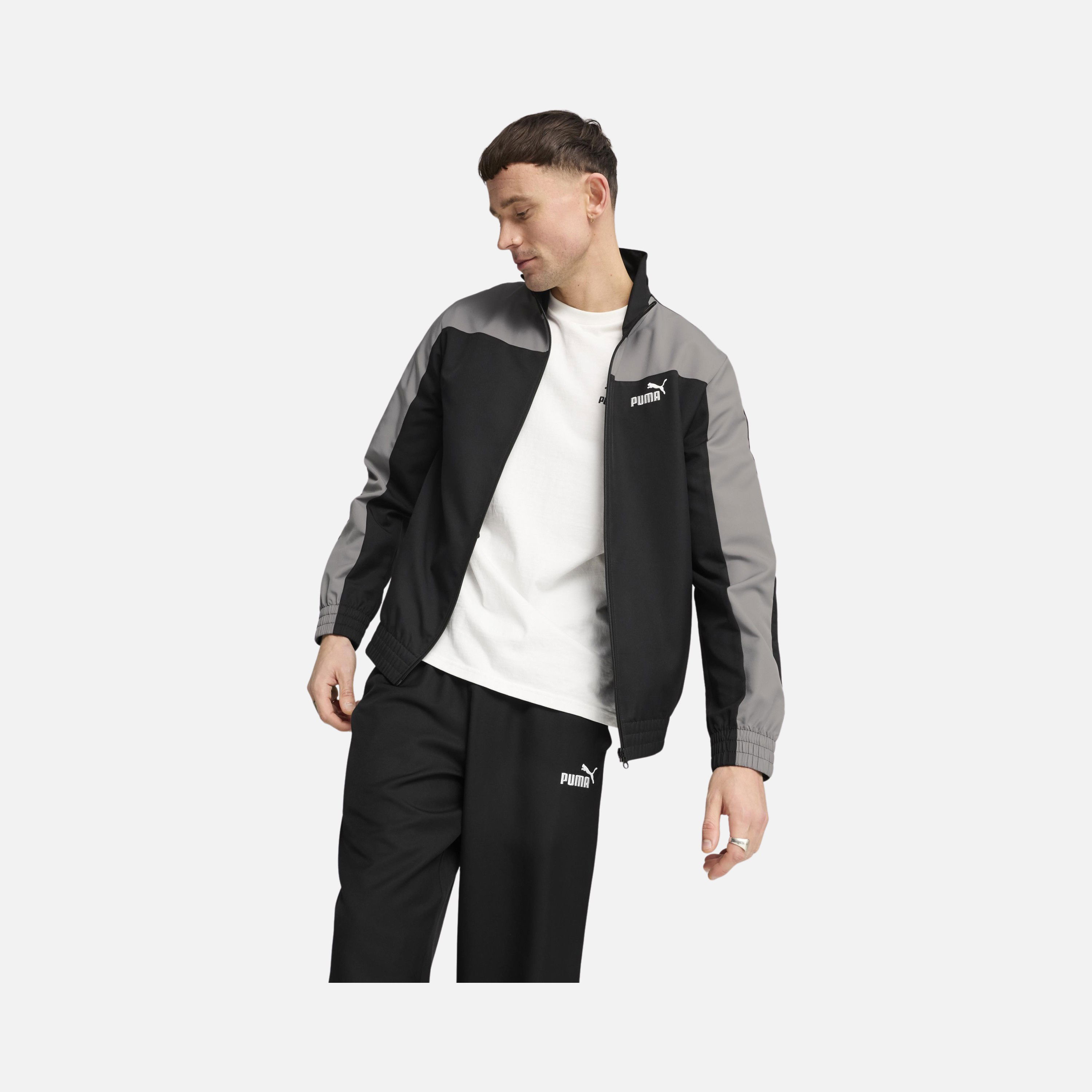 Puma Sportswear Woven Colorblock Classic Cut Full-Zip Erkek Eşofman Takımı