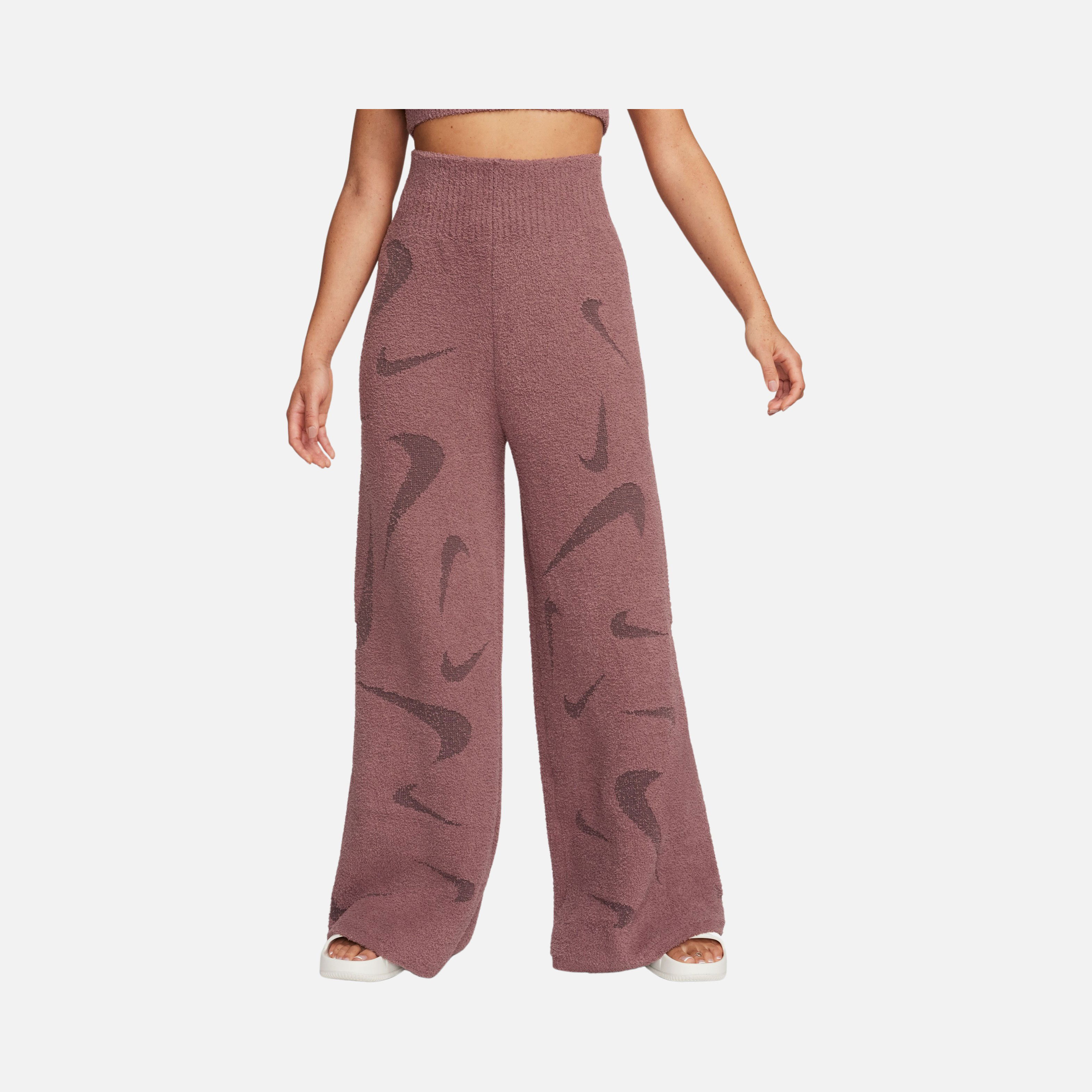 Nike Sportswear Phoenix Cozy Boucle High-Waisted Wide-Leg Knit Kadın Pantolon