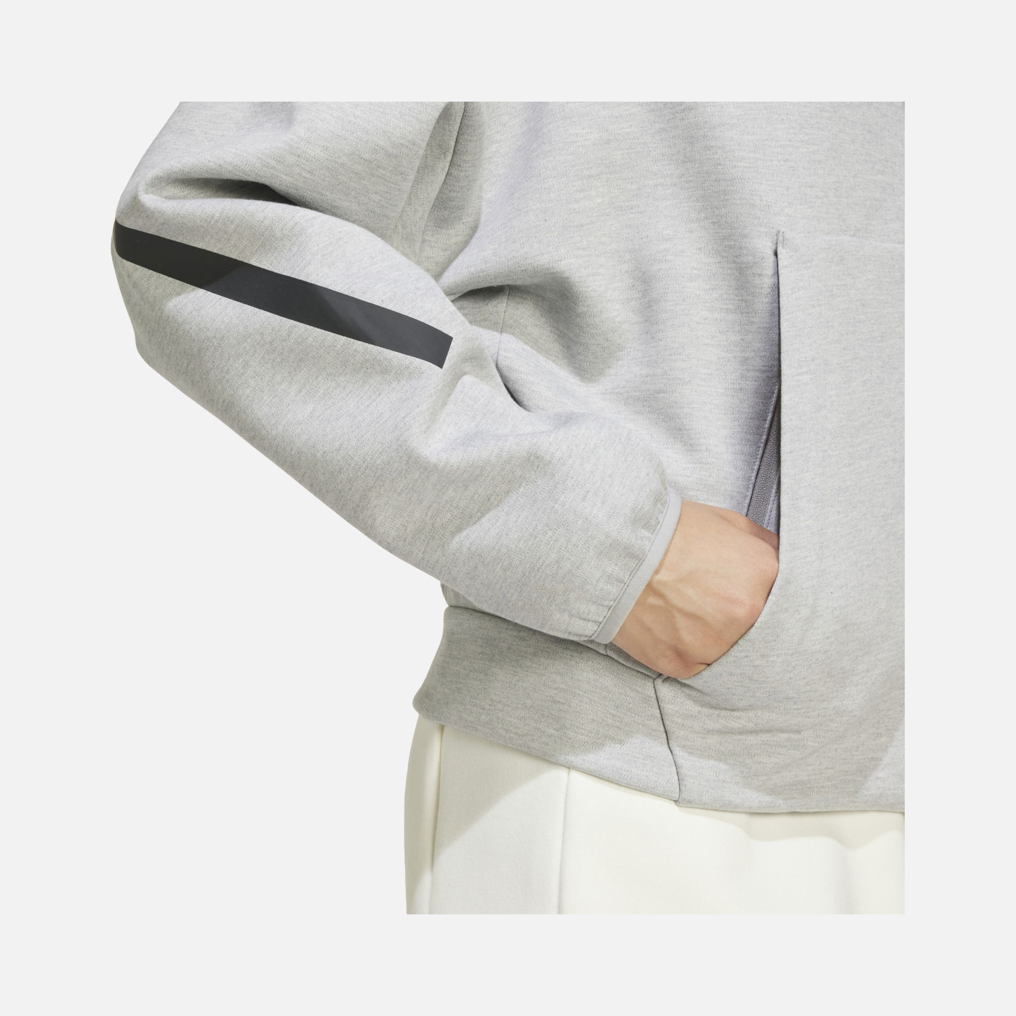 adidas Sportswear Z.N.E. Primeknit Fabric Full-Zip Hoodie Kadın Sweatshirt