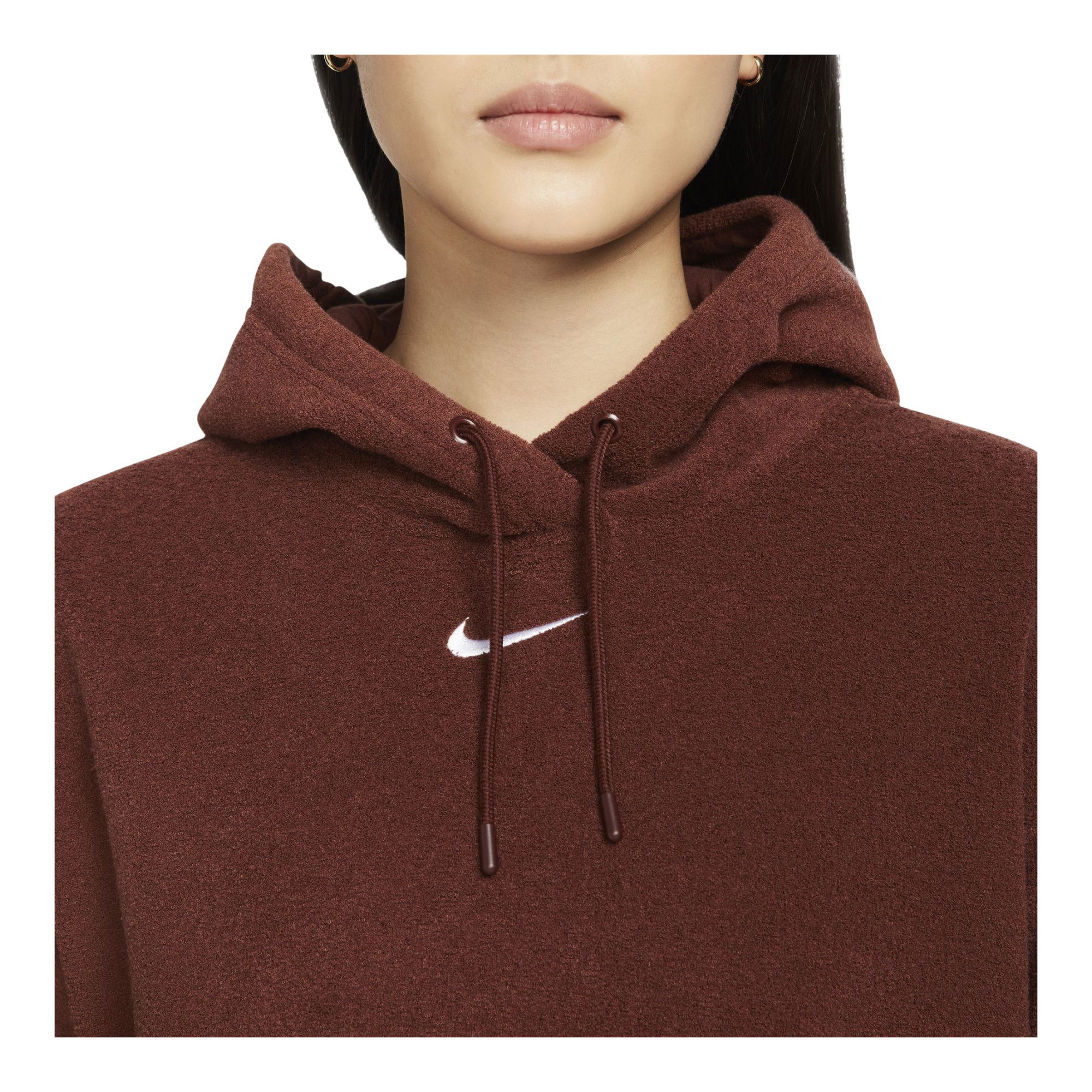 Nike Sportswear Essentials Plush Hoodie Kadın Sweatshirt
