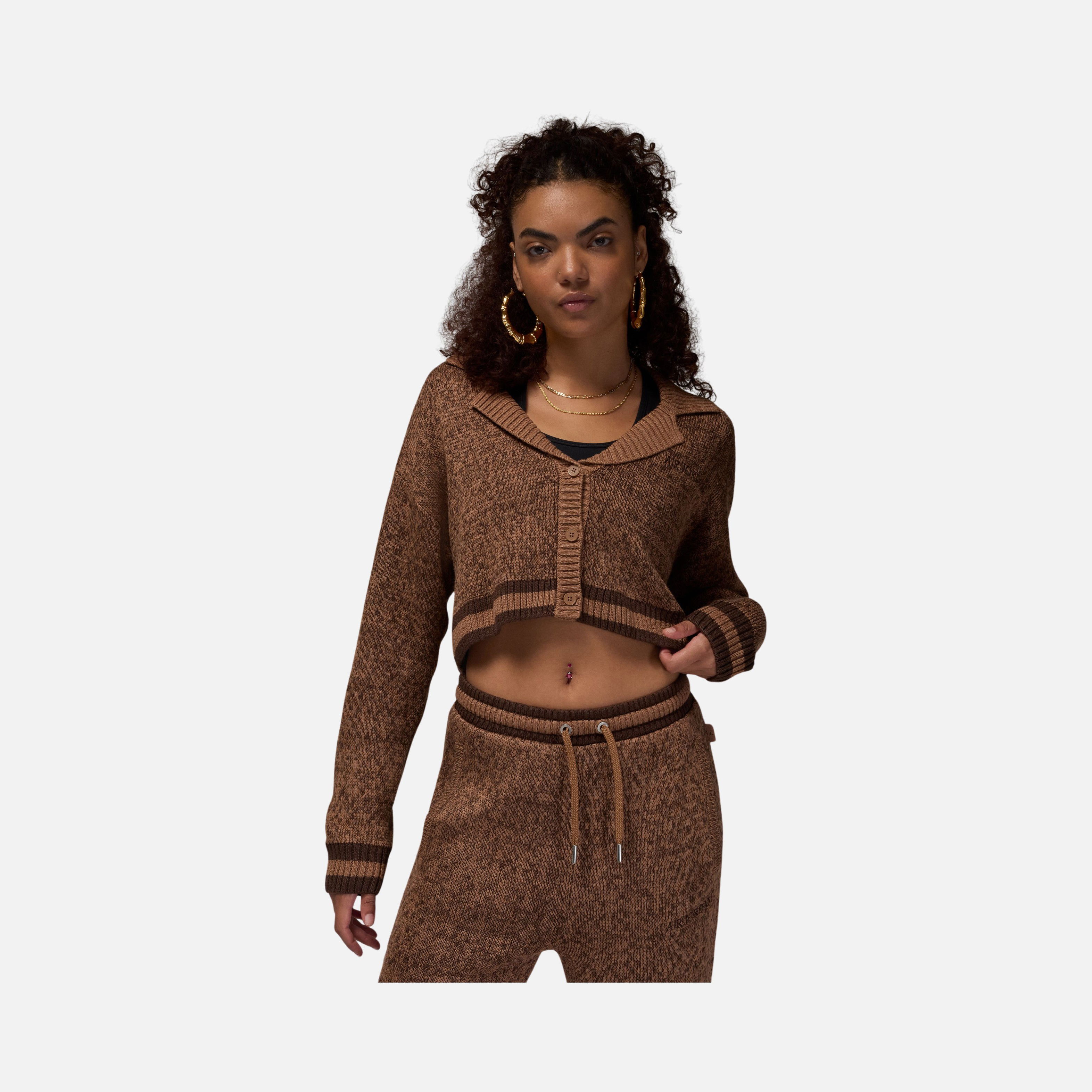 Nike Air Jordan Super Soft Knit Full-Buttoned Kadın Ceket