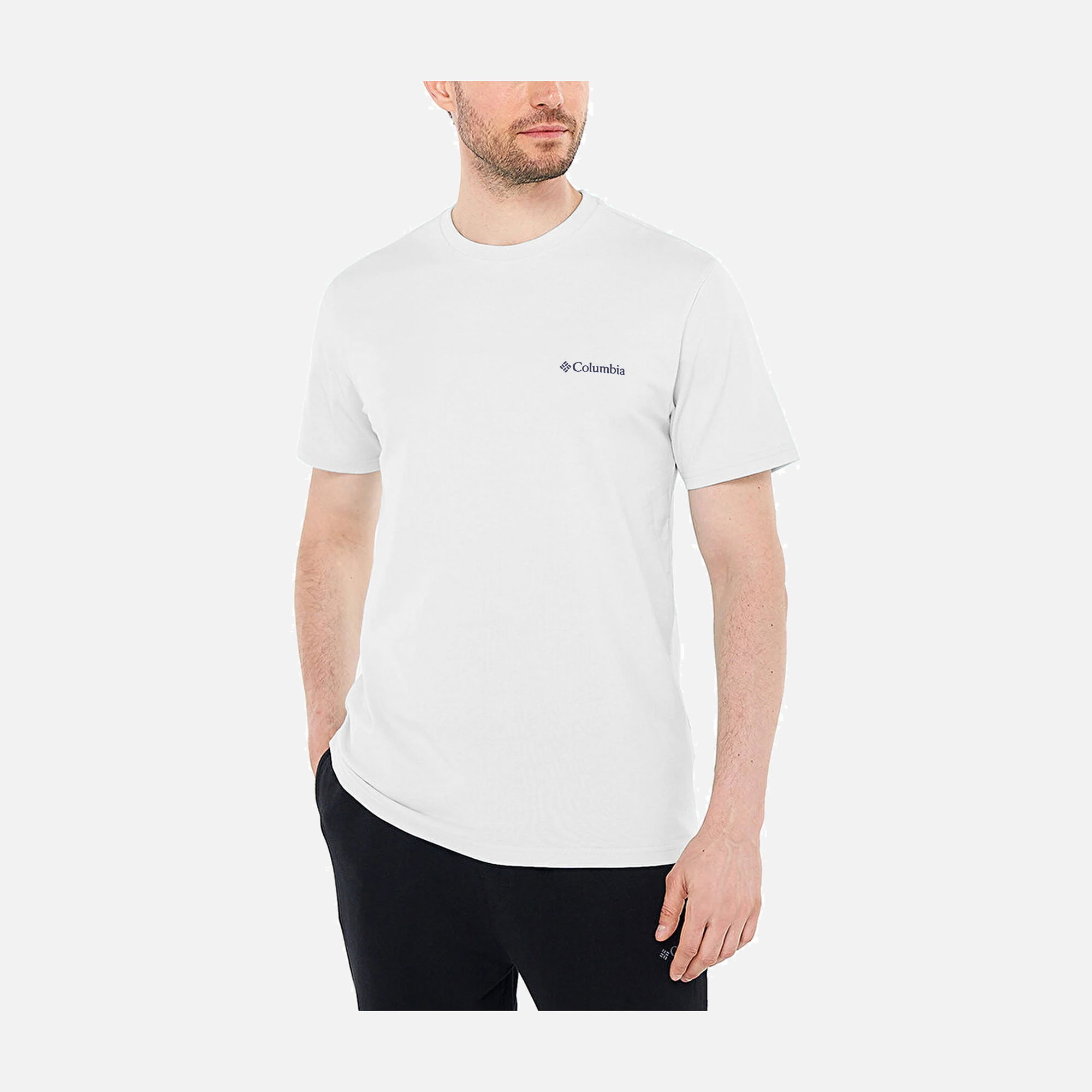 Columbia CSC Small Logo Brushed Short-Sleeve Erkek Tişört