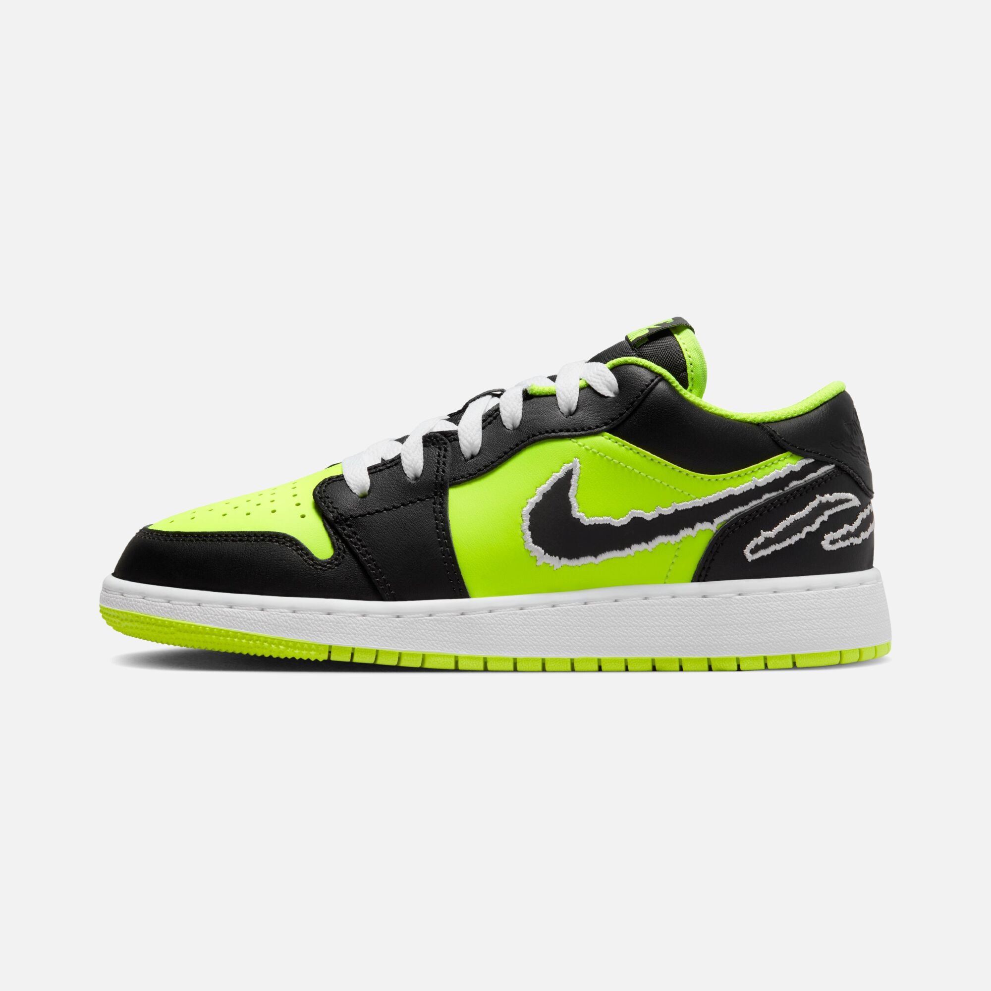 Nike Air Jordan 1 Low SE ''Torn Swoosh & Claw Marks'' (GS) Spor Ayakkabı