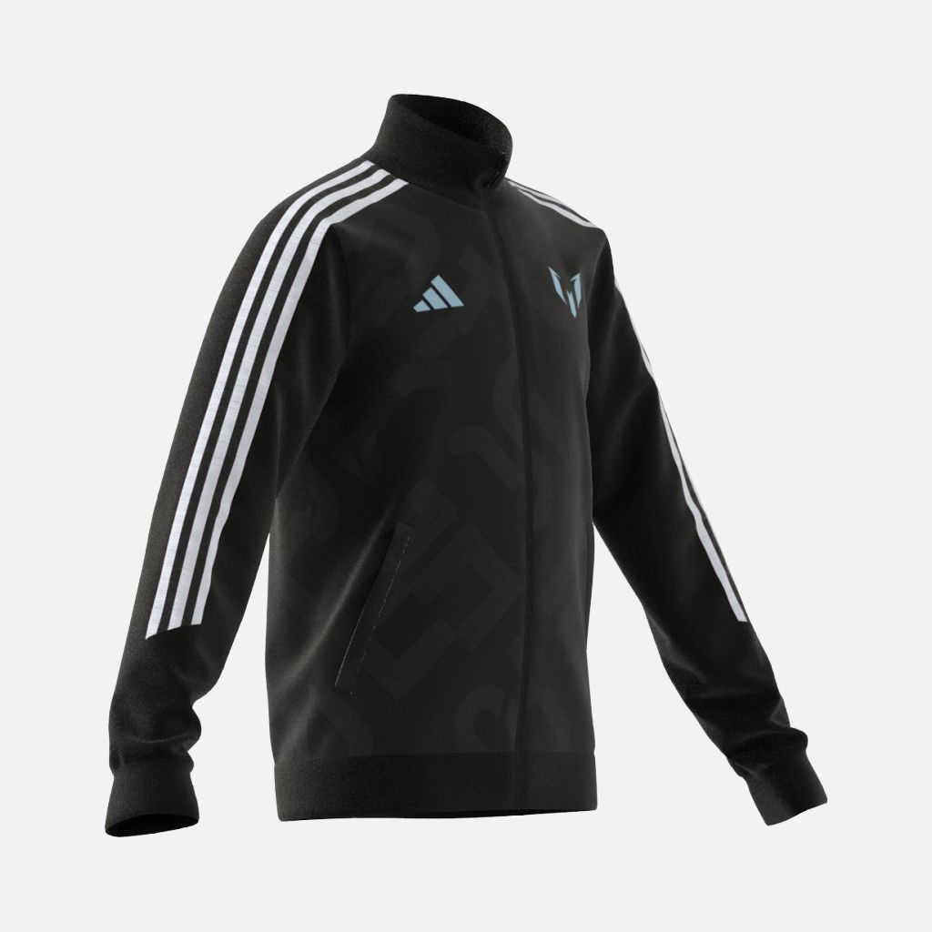 adidas Messi 3-Stripes Full-Zip Hoodie Çocuk Ceket