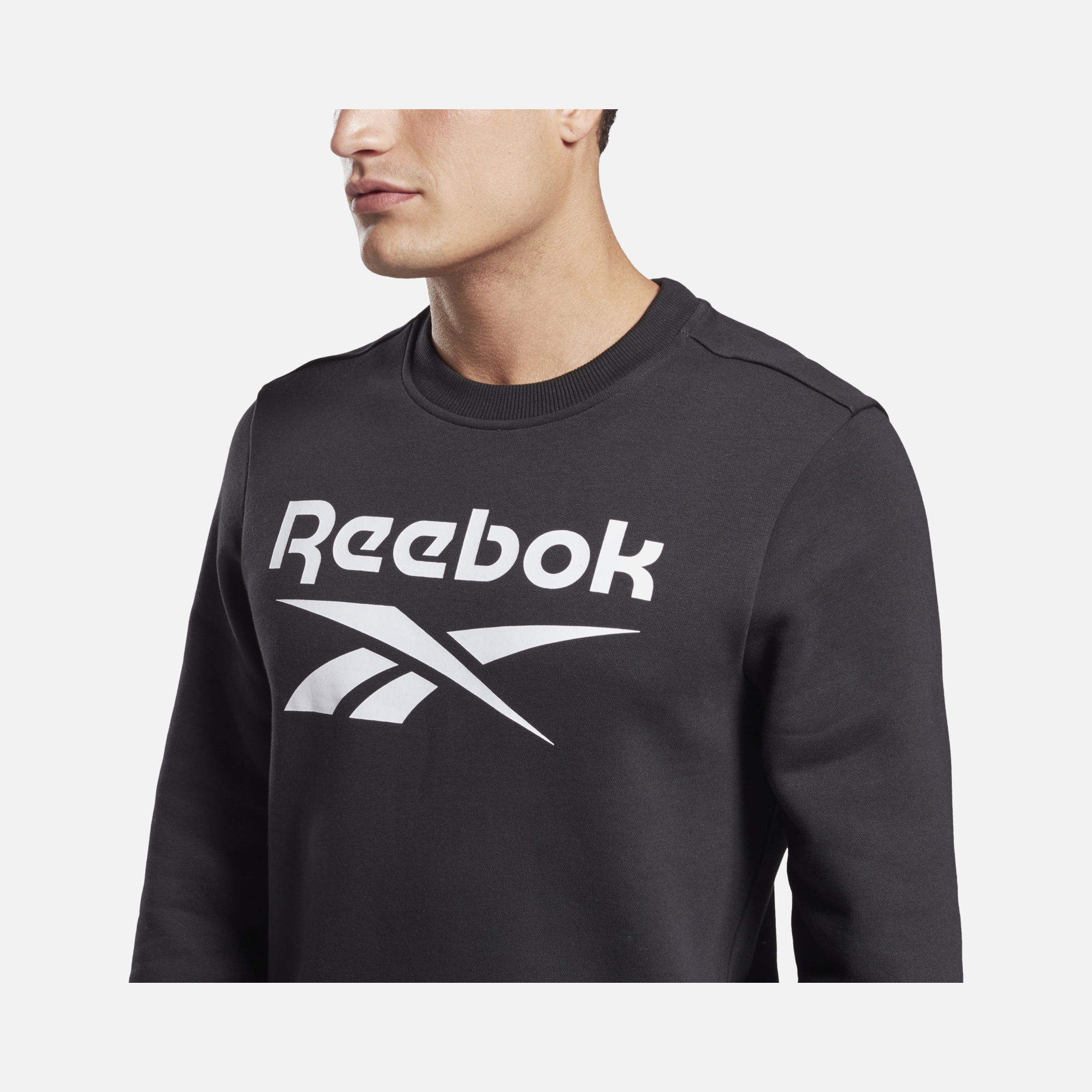 Reebok Identity Fleece Crew Erkek Sweatshirt