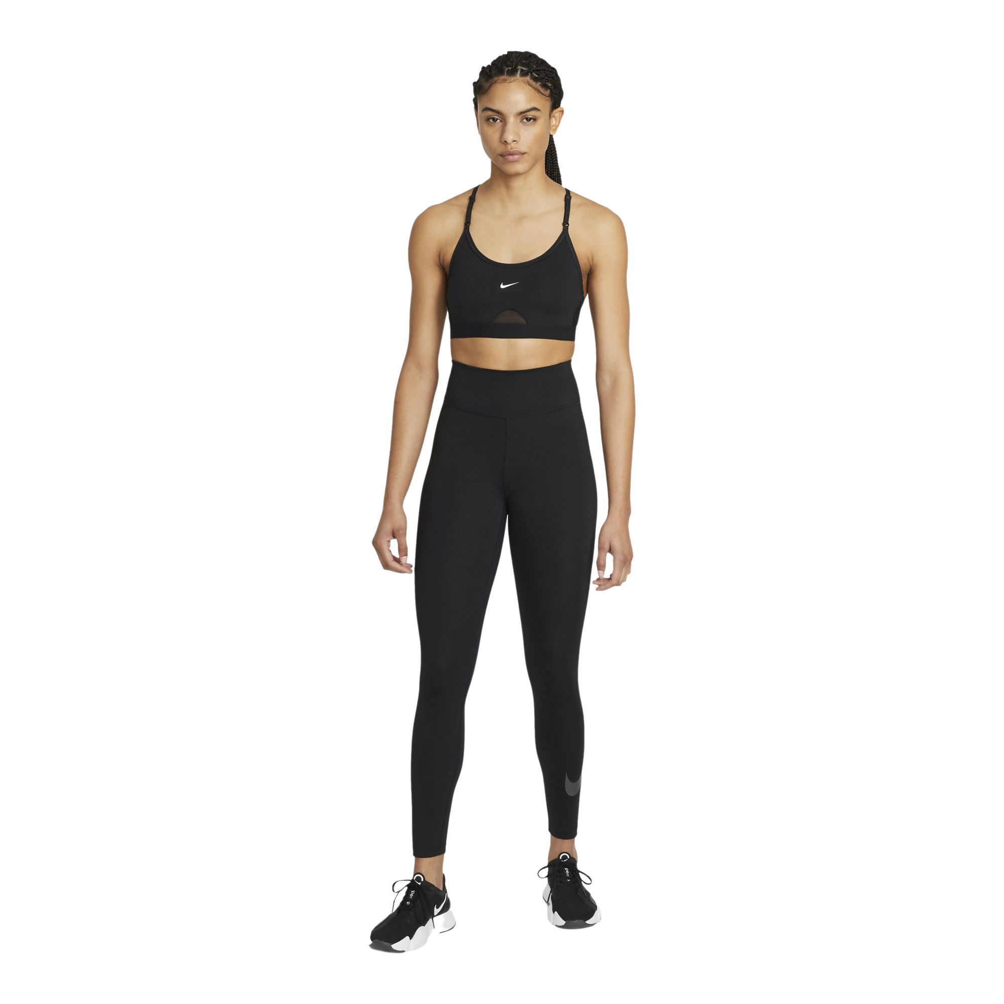 Nike One Icon Clash Mid-Rise 7/8 Graphic Leggings Kadın Tayt