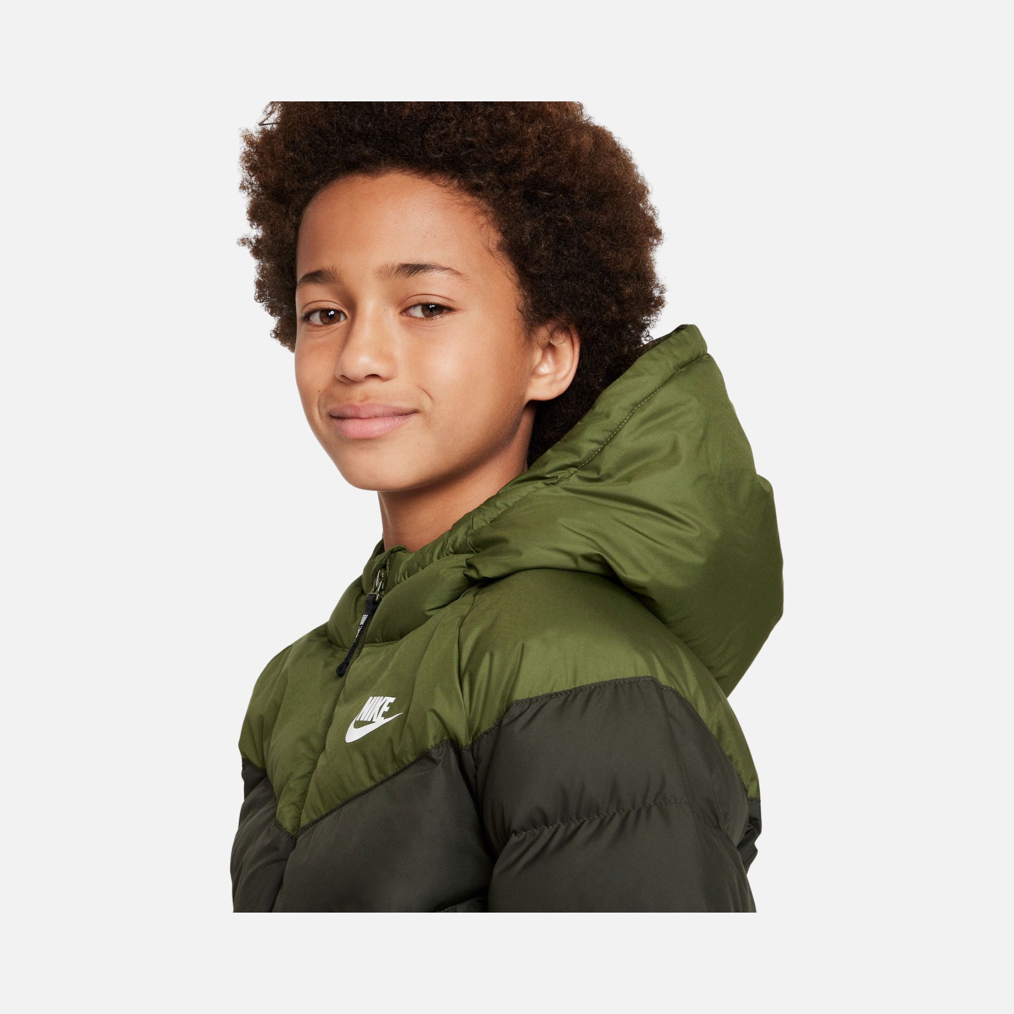 Nike Sportswear Synthetic-Fill FW22 Full-Zip Hoodie Çocuk Mont