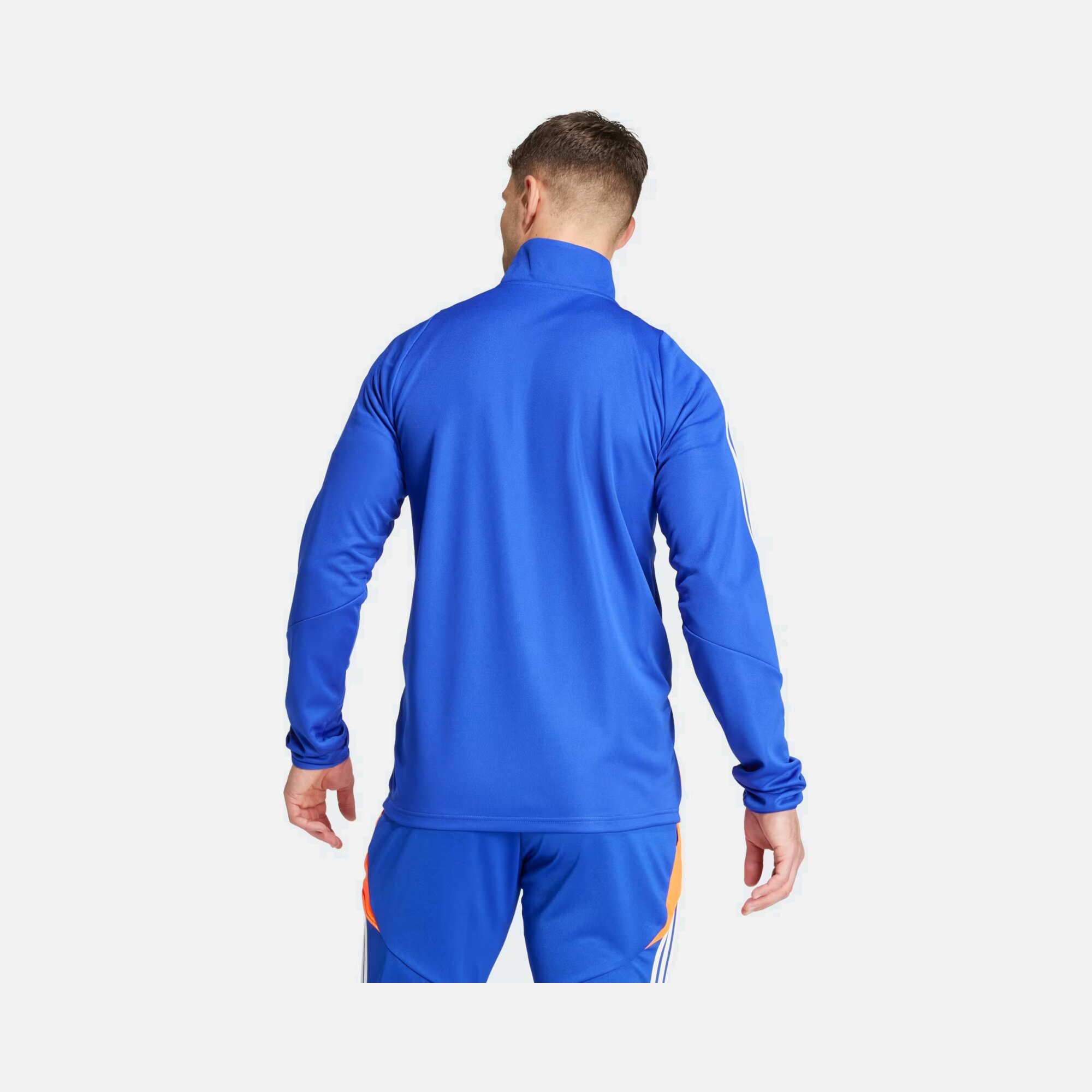adidas Tiro 24 Football Training Half-Zip Long-Sleeve Erkek Tişört