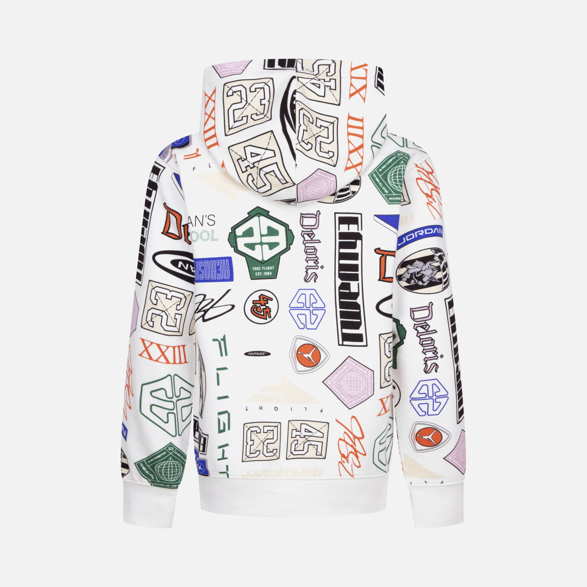 Nike Jordan Essentials All Over Printed Pullover Hooded Çocuk Sweatshirt