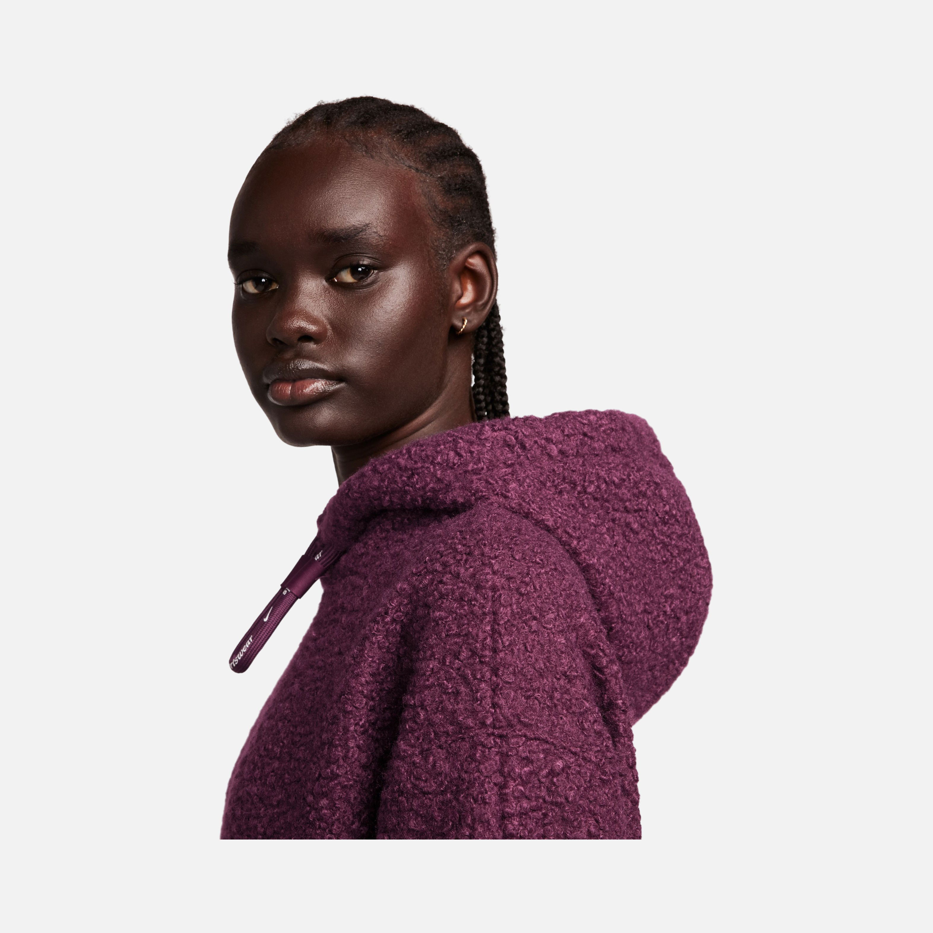 Nike Sportswear Collection Sherpa Mbrshp Hoodie Kadın Sweatshirt