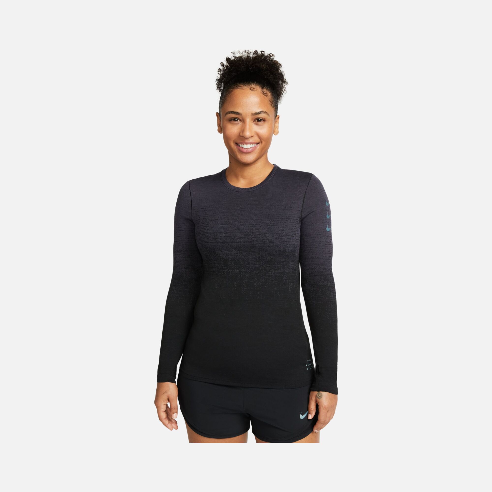 Nike Dri-Fit Advance Run Division Long-Sleeve Kadın Tişört