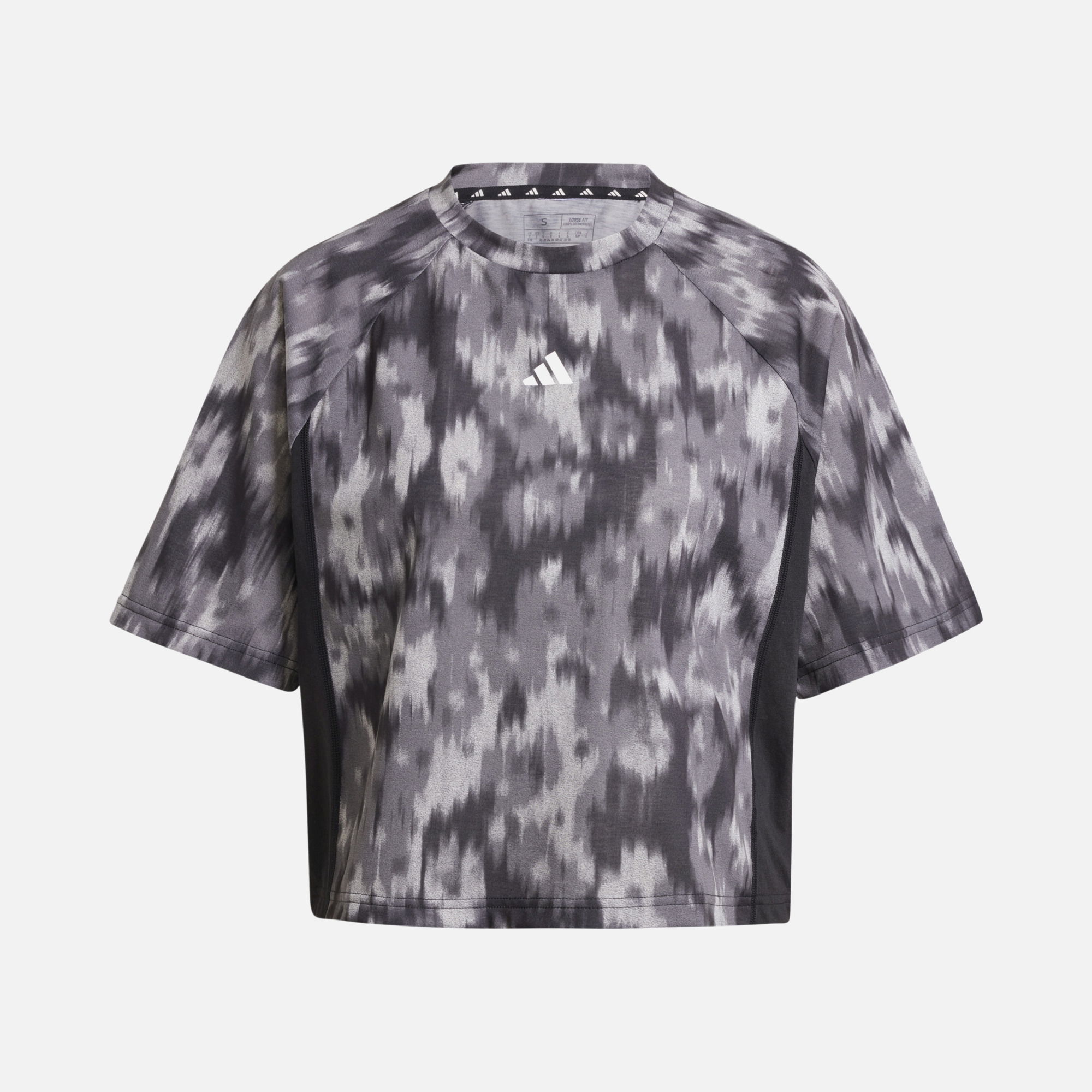 adidas AEROREADY Allover Print Flower Performance Training Short-Sleeve Kadın Tişört