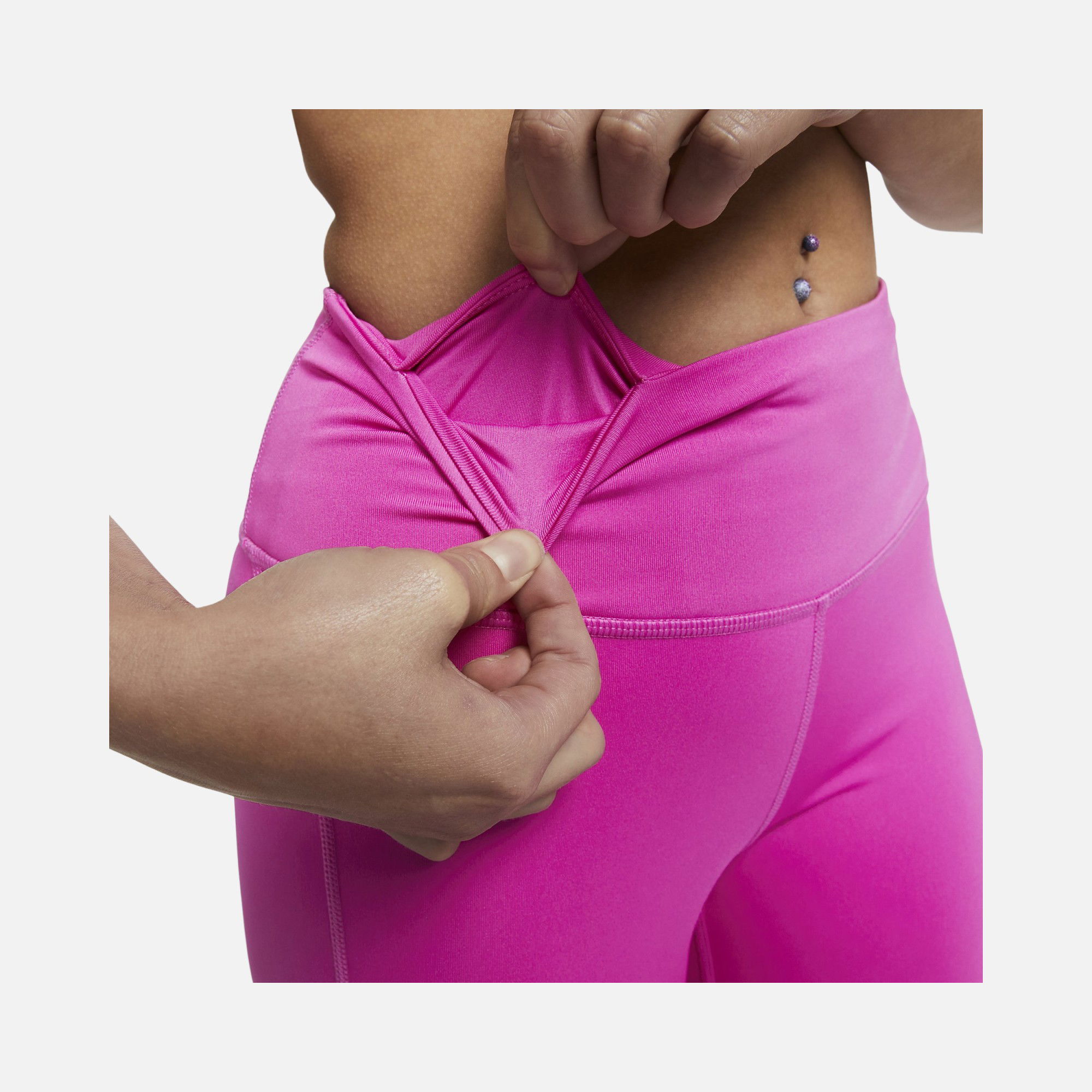 Nike Dri-Fit Fast Mid-Rise 7/8 Running Kadın Tayt