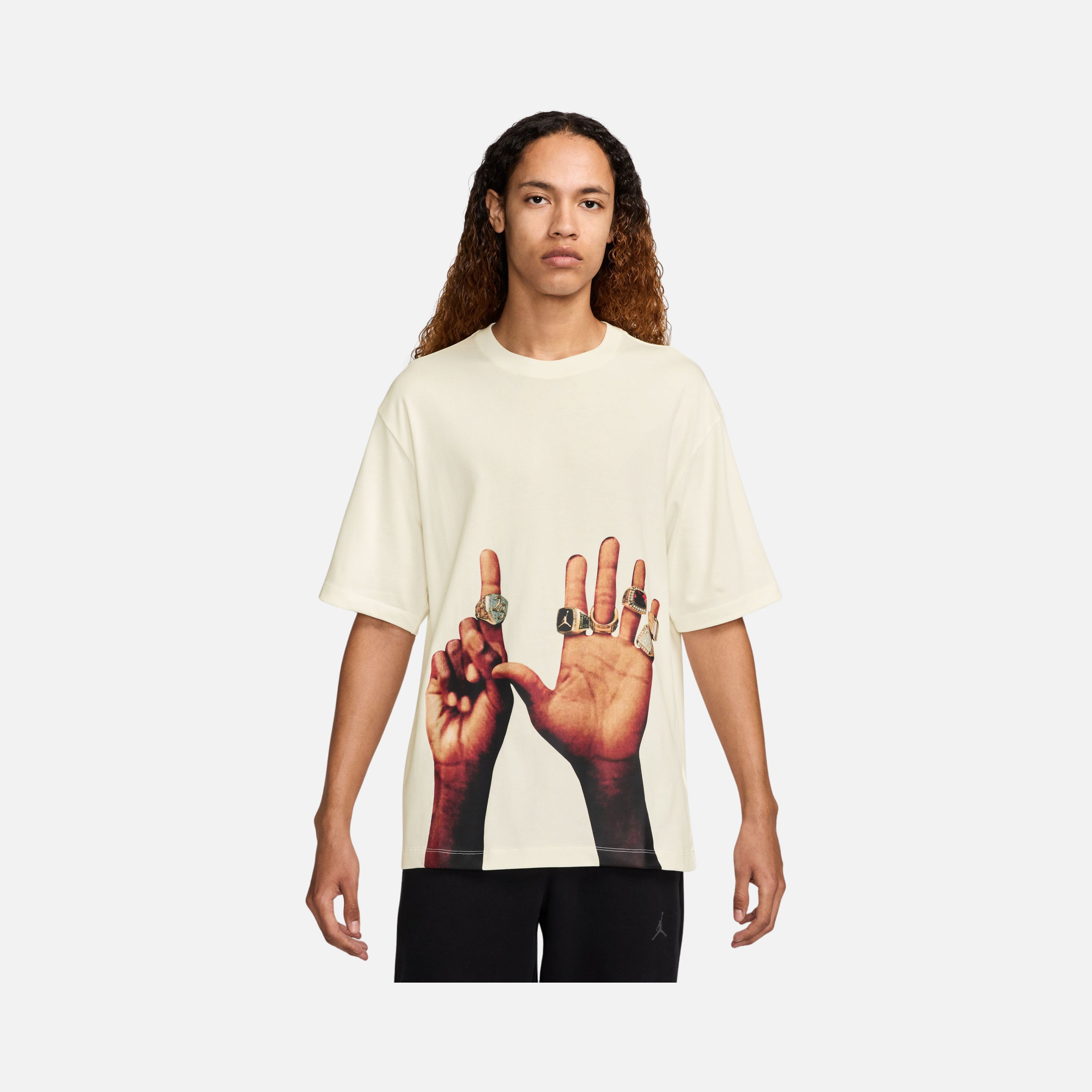 Nike Michael Jordan Flight MVP Rings 85 Graphics Crew Short-Sleeve Erkek Tişört