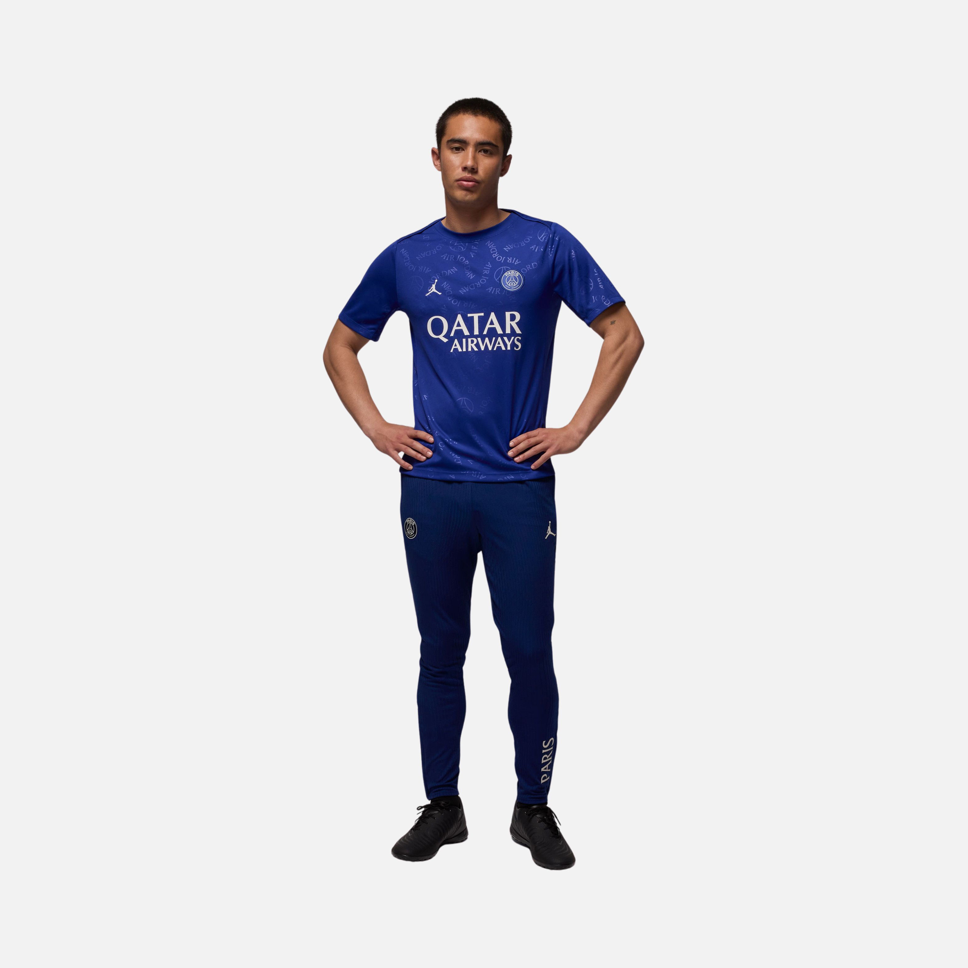 Nike Paris Saint-Germain Academy Pro İç Saha Dri-Fit Pre-Match Short-Sleeve Erkek Tişört
