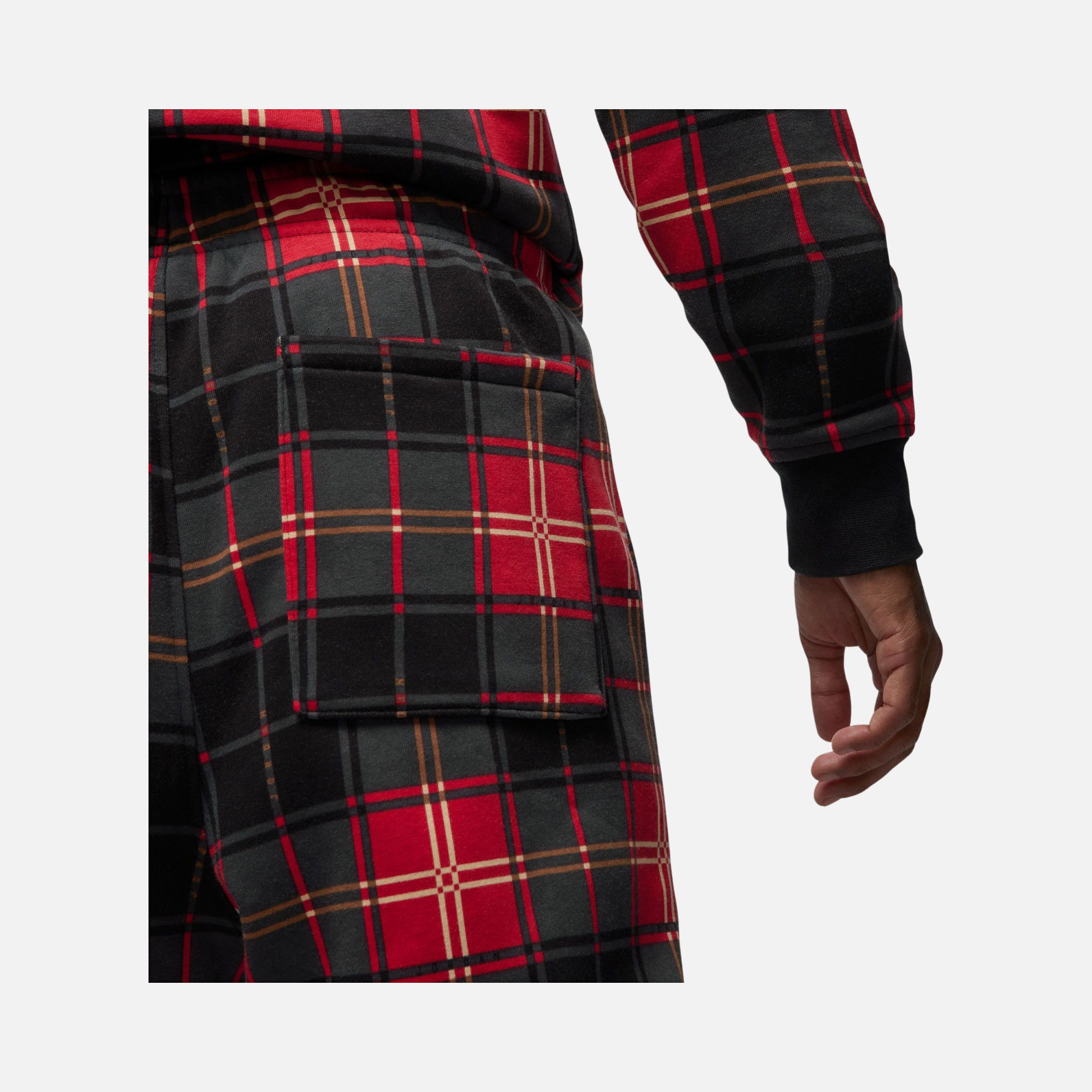 Nike Jordan Essential Flight Artist Series Plaid Fleece Erkek Eşofman Altı