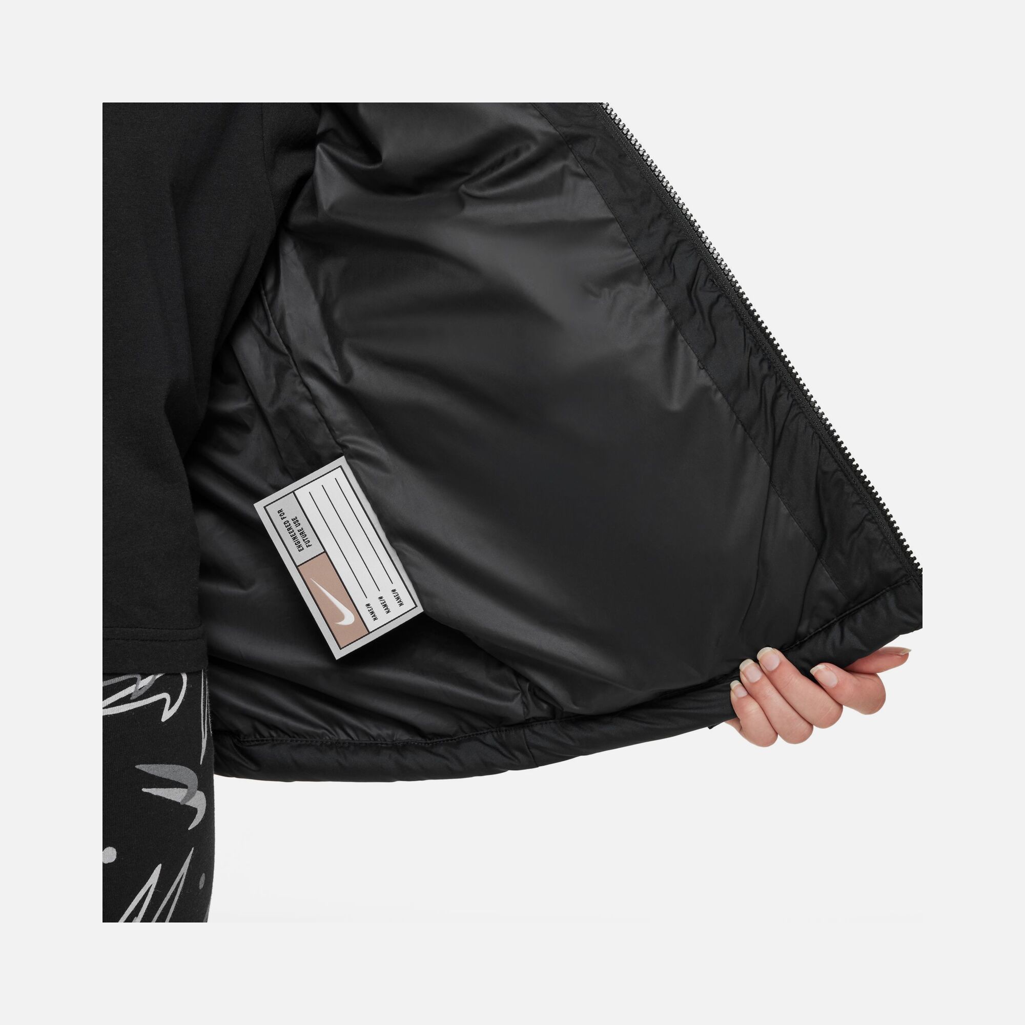 Nike Sportswear Synthetic-Fill FW22 Full-Zip Hoodie Çocuk Mont