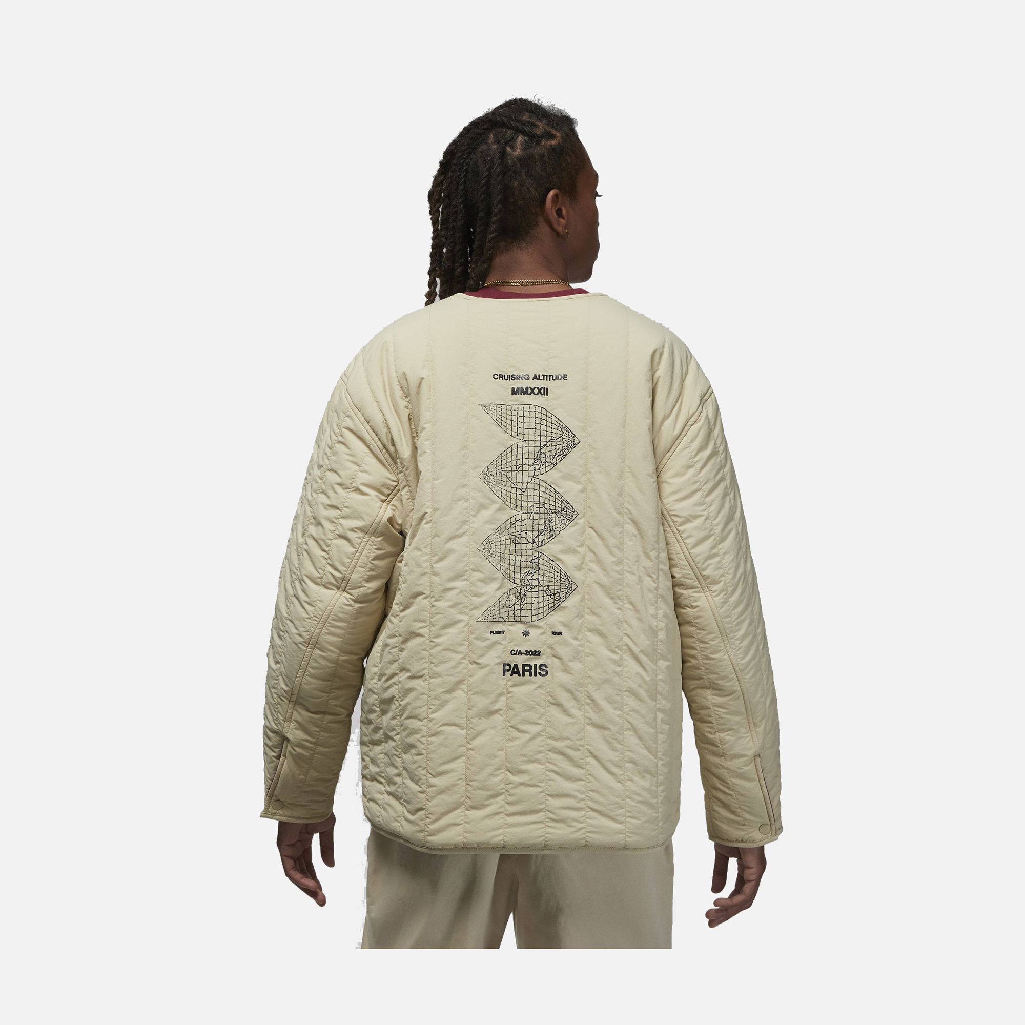 Nike Jordan Flight Heritage Liner Double-sided Full Length Snap Fastener Erkek Ceket