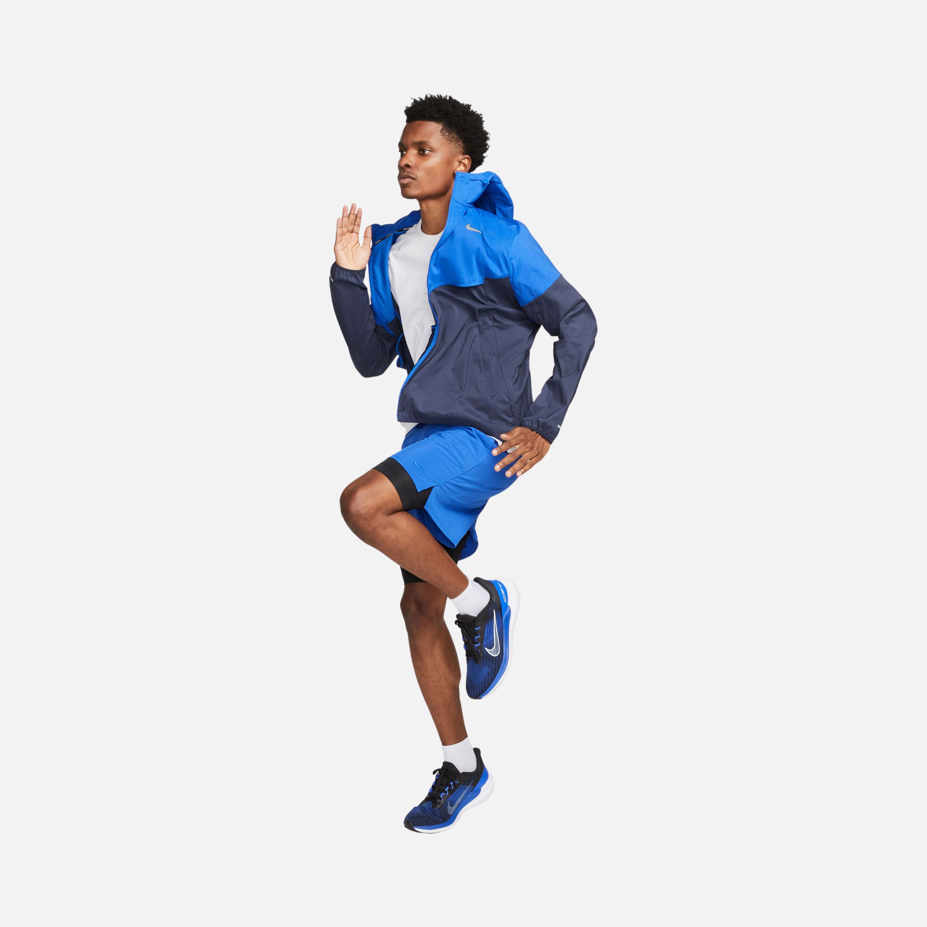 Nike Impossibly Light Windrunner Repel Lined Recoverable Running Full-Zip Hoodie Erkek Ceket
